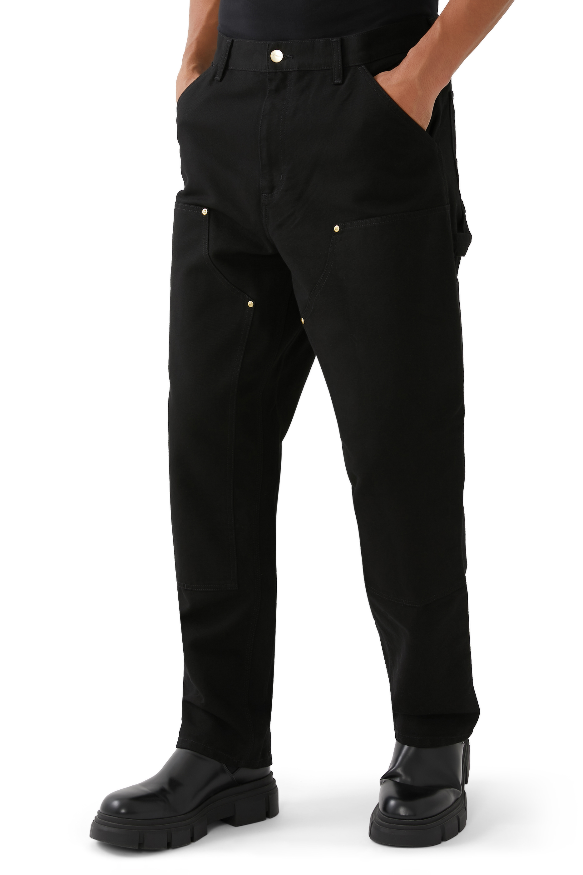 بنطال بطبقة إضافية على الركبة