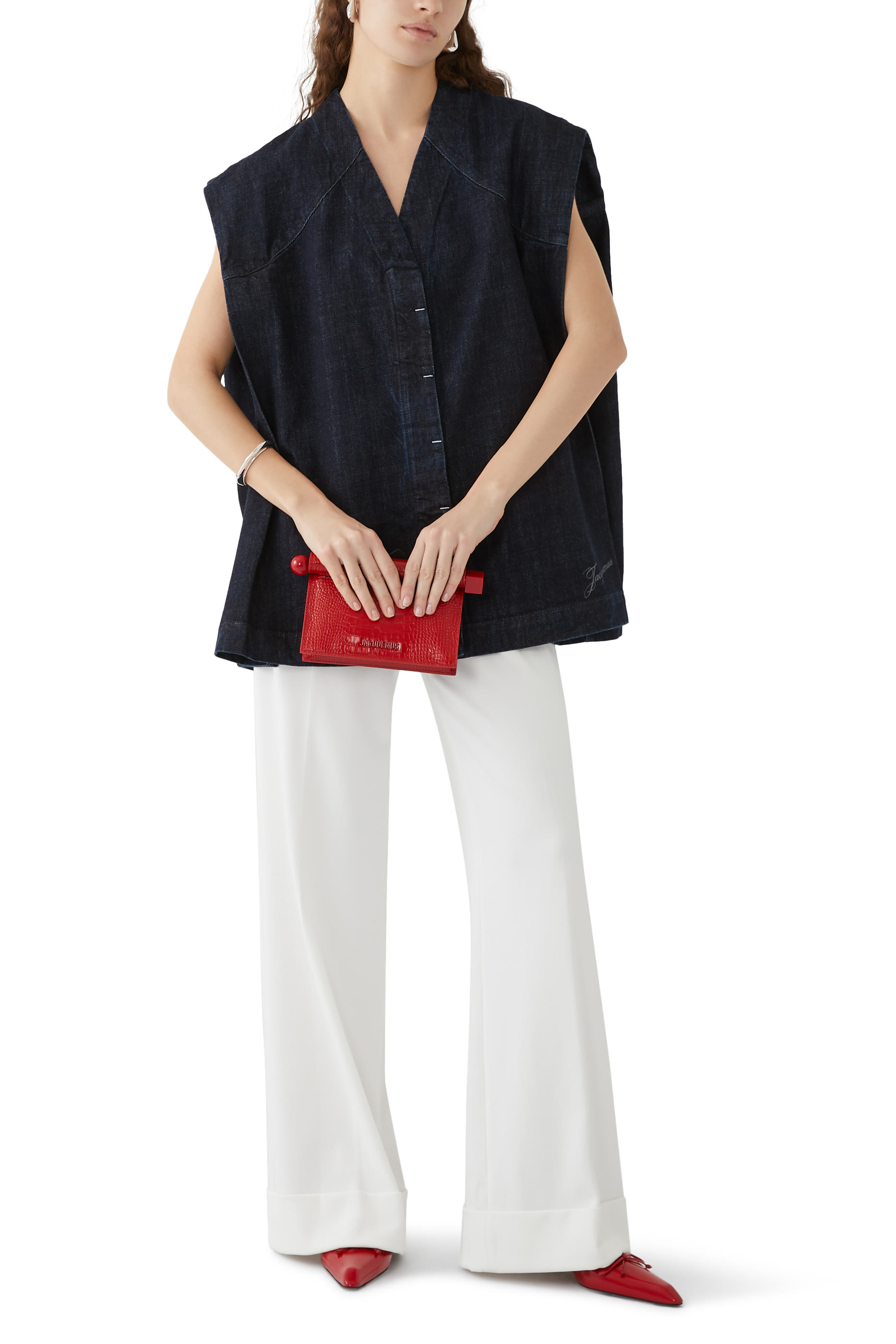 بلوزة سالون دي نيم دنيم