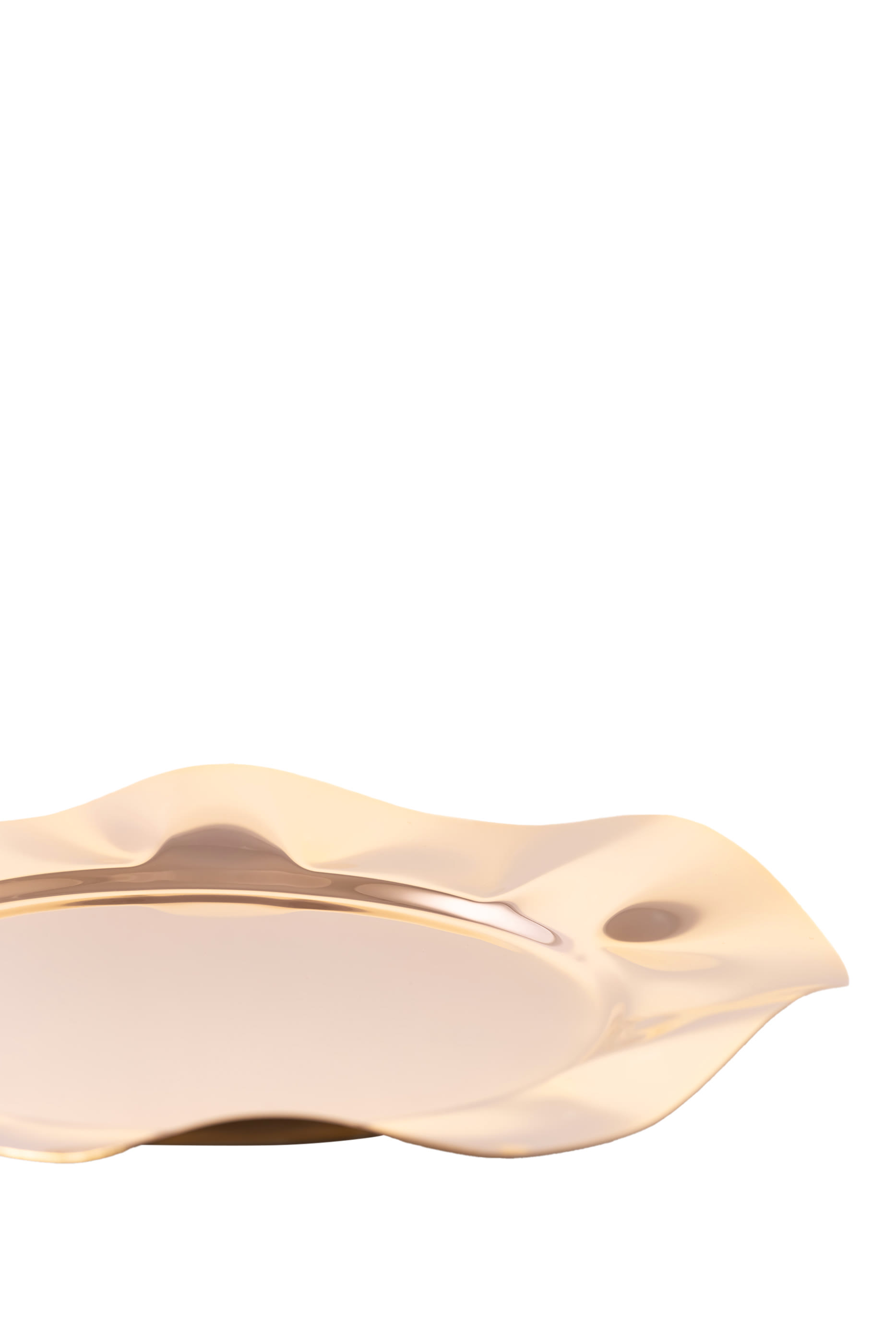 صينية مطلية بالذهب