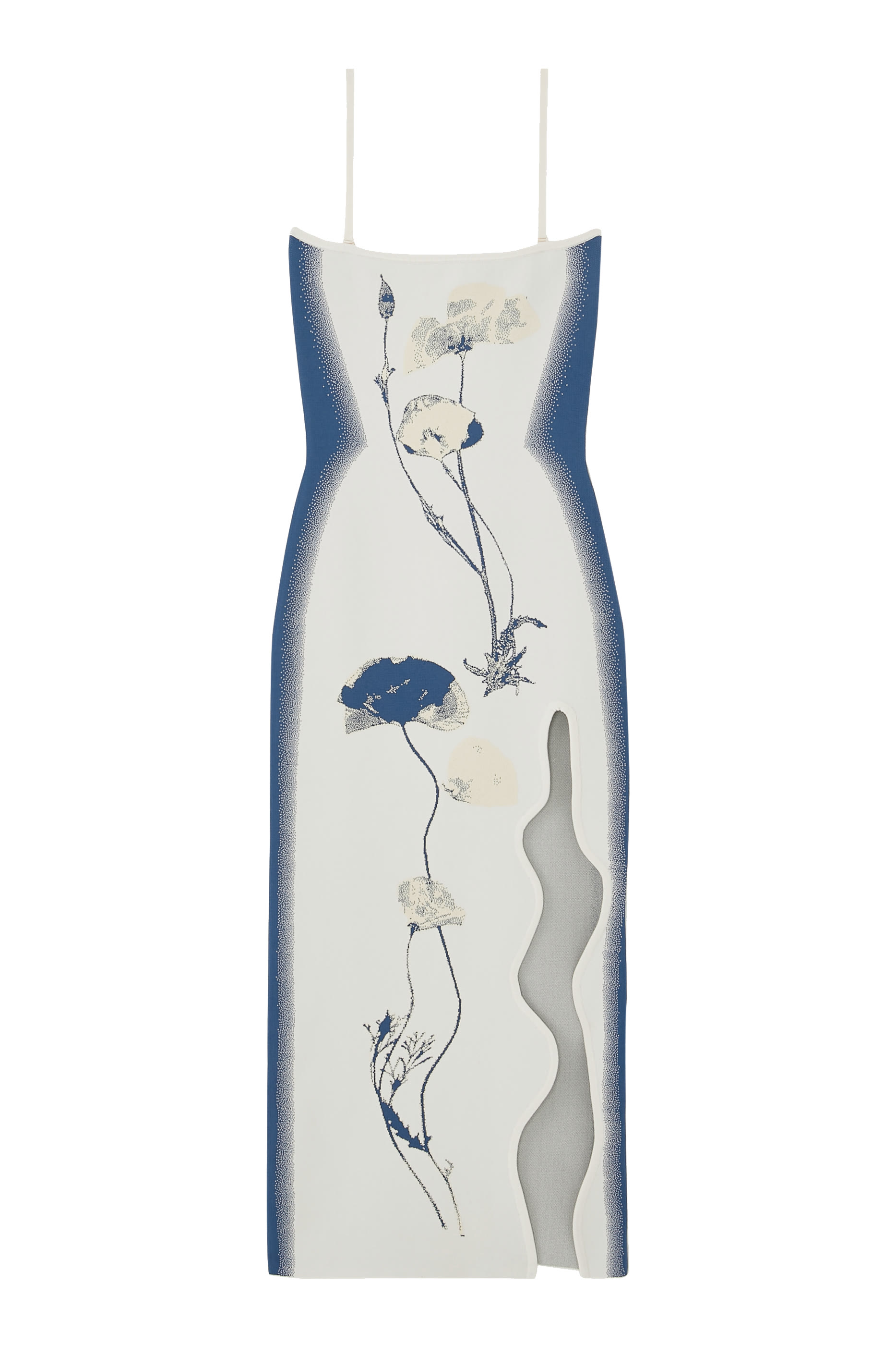 فستان كاليري طويل بلا أكمام