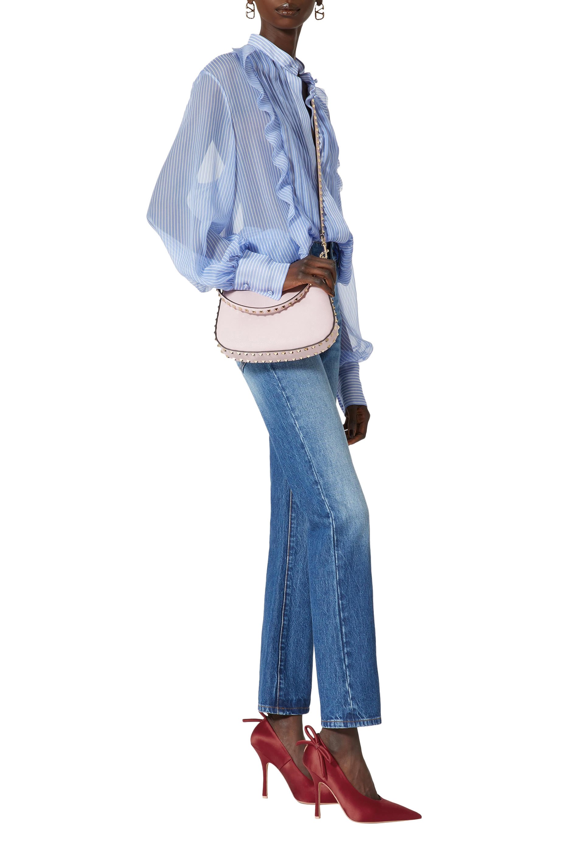 حقيبة كتف فالنتينو غارافاني بحلي هرمية