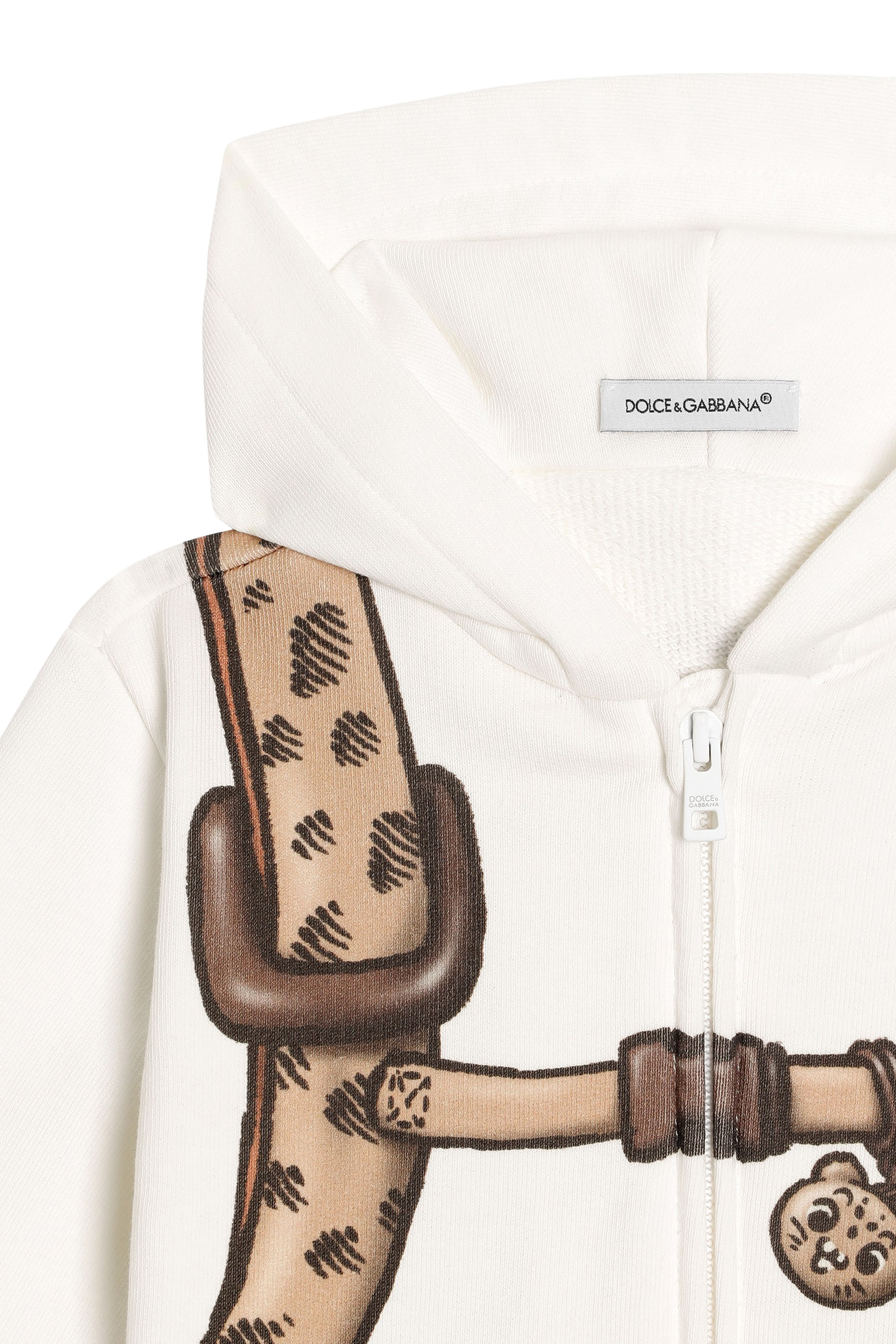 هودي بسحاب، رقعة شعار الماركة وطبعة حقيبة ظهر للأطفال