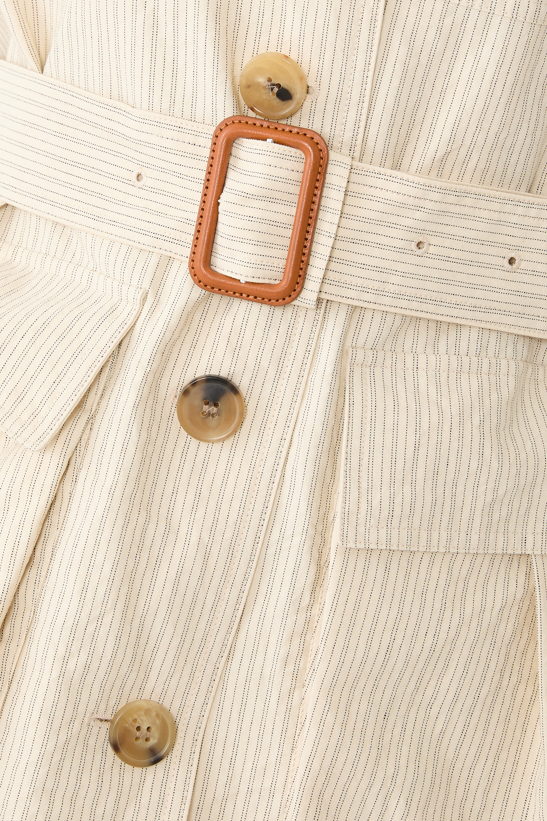 جاكيت فنتورا بحزام قطن