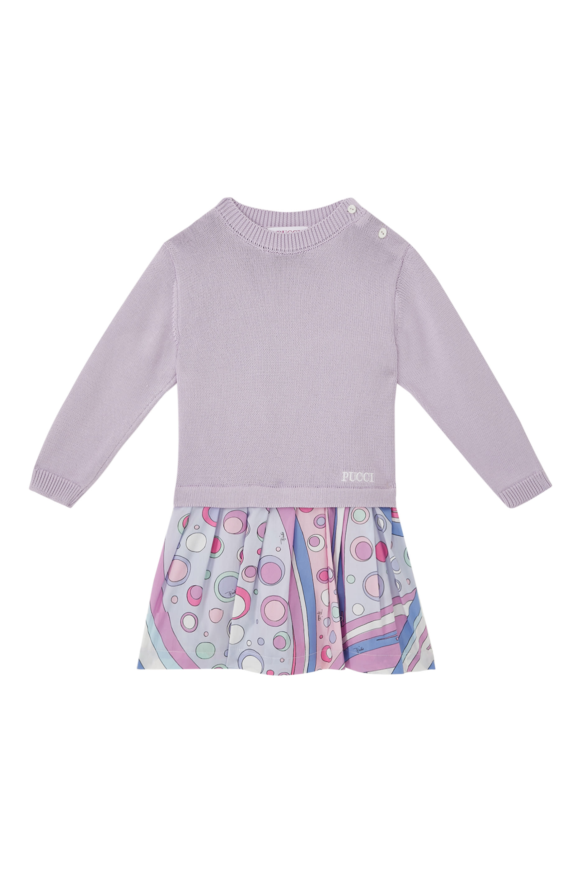 فستان منسوج للأطفال