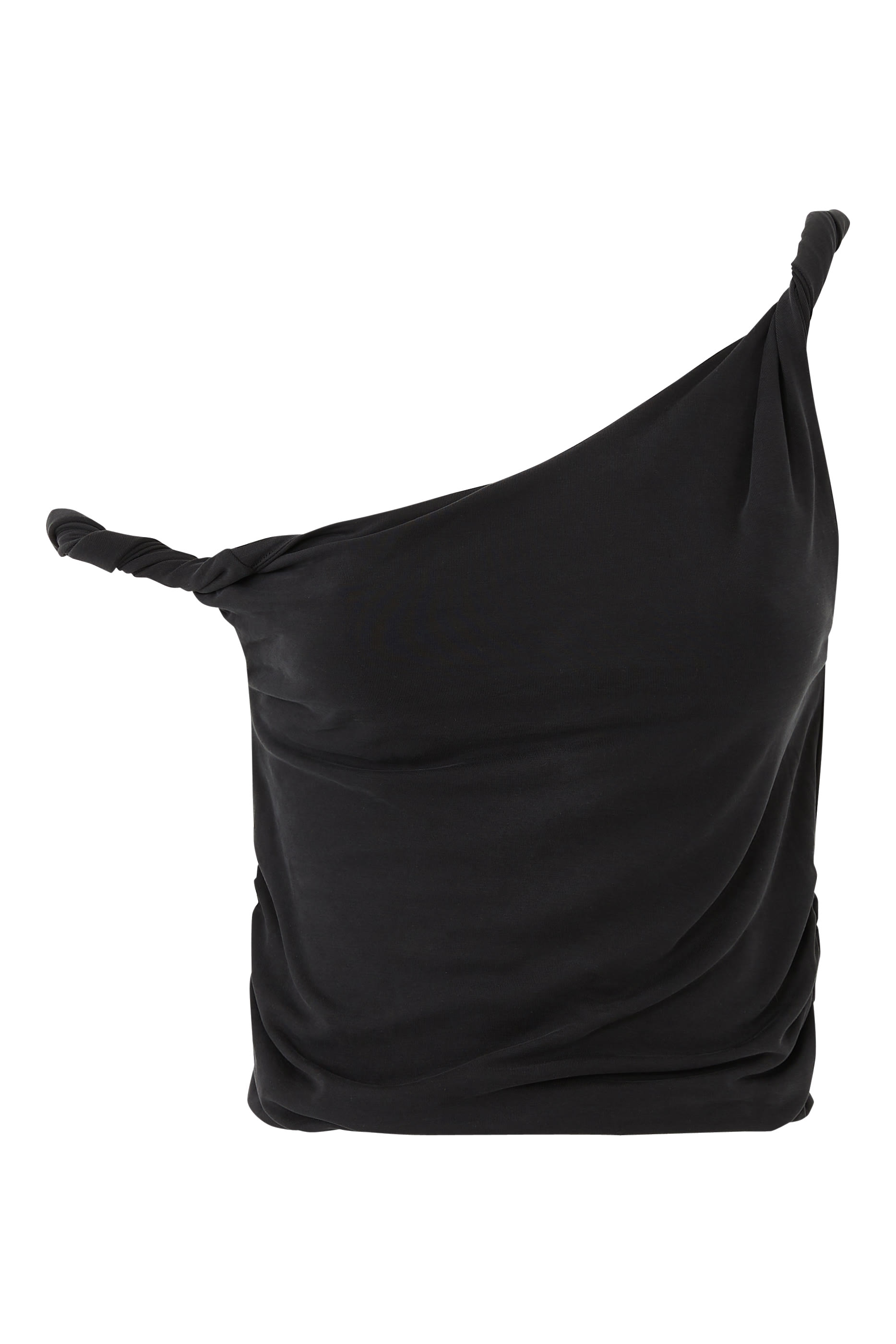 بلوزة بتفاصيل ملفوفة جيرسيه ناعم