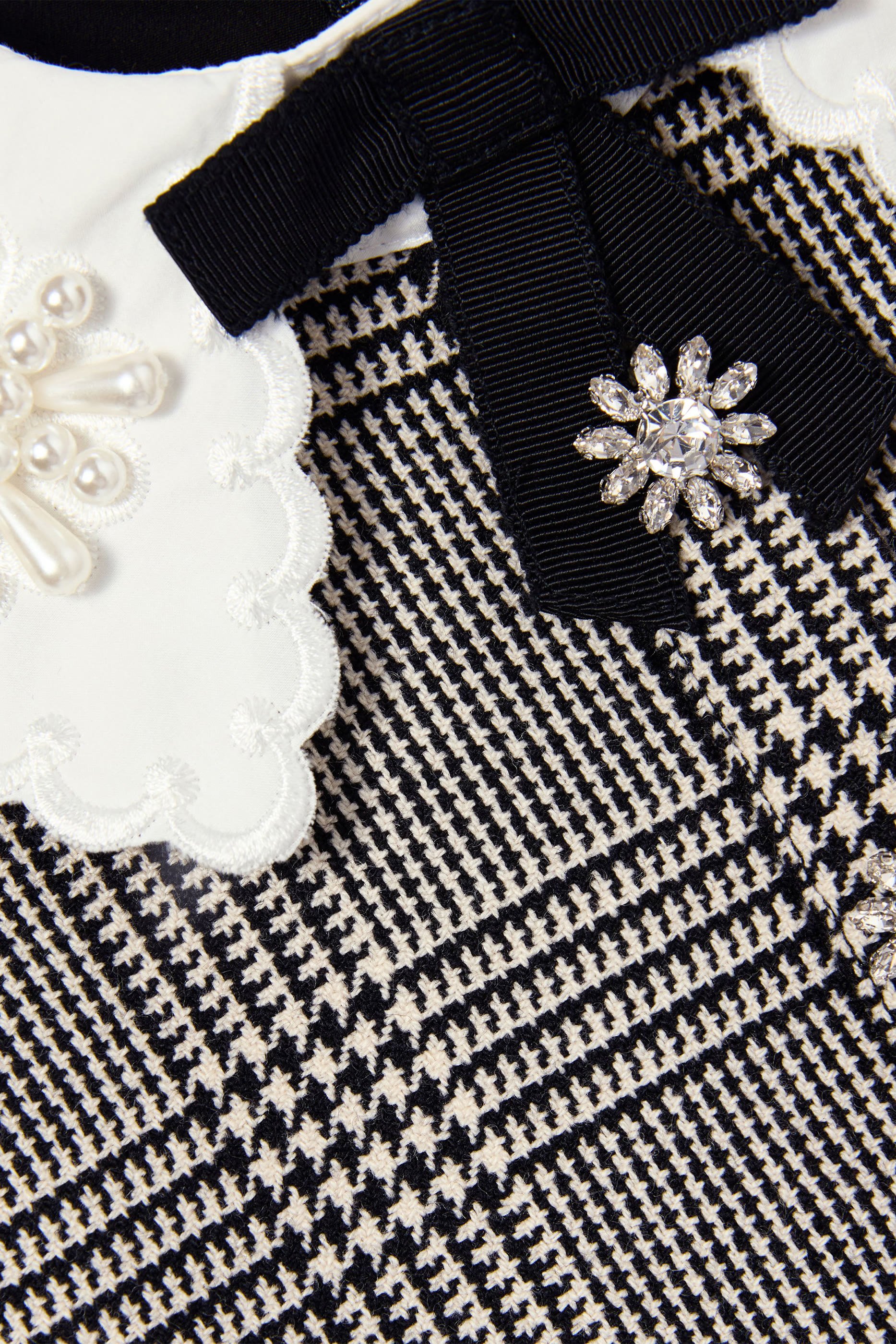 فستان بنقشة مربعة بلا أكمام للأطفال