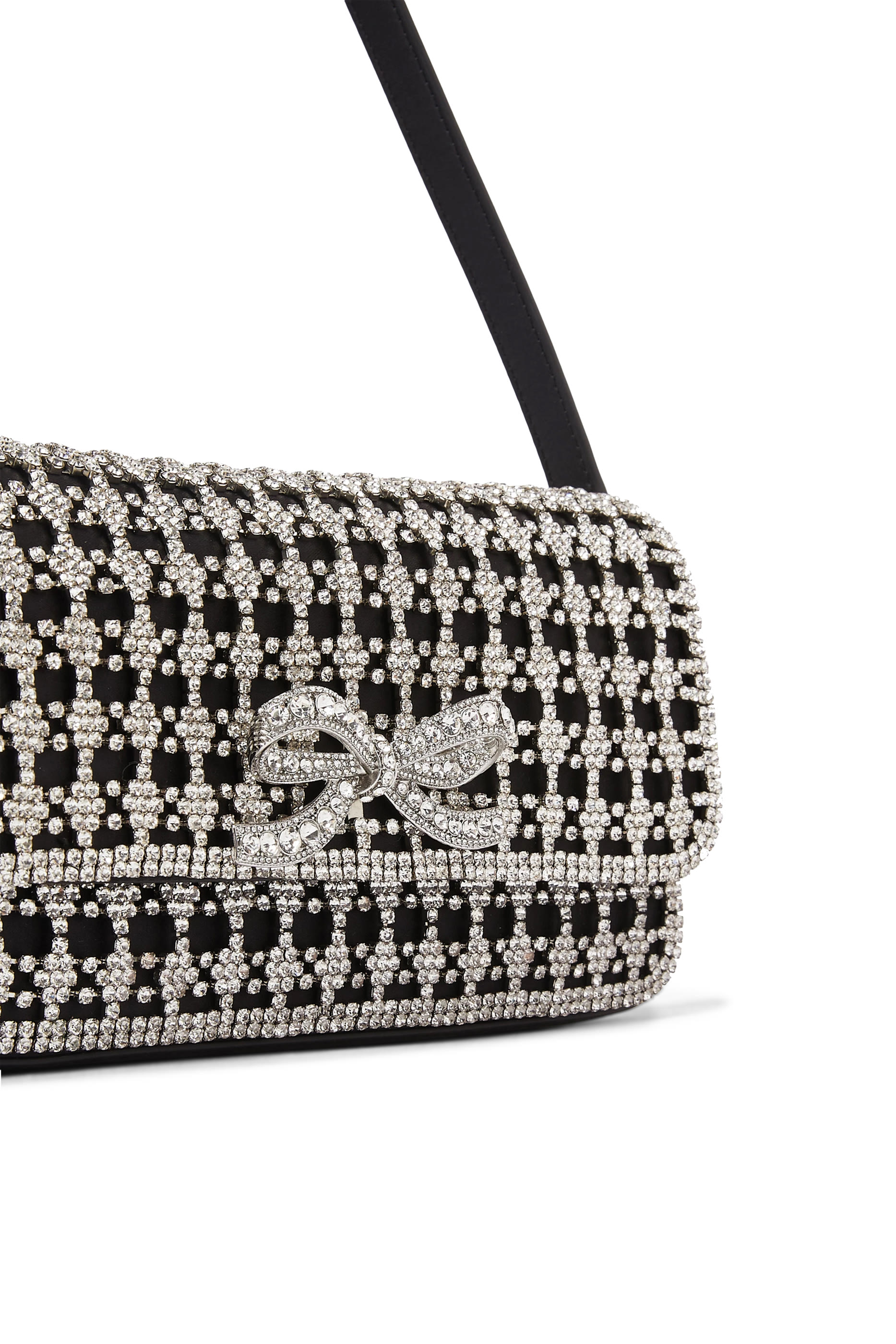 حقيبة مرصعة بماسات مستطيلة