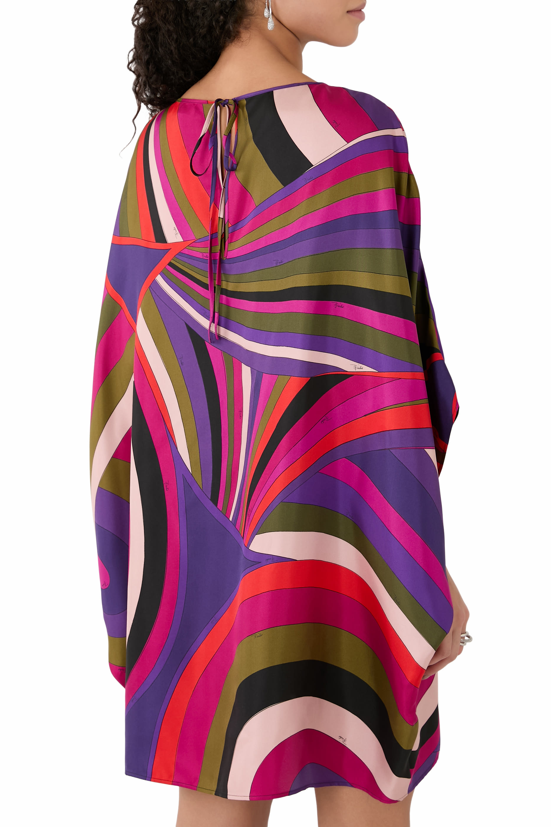 قفطان قصير بنقشة ايريد