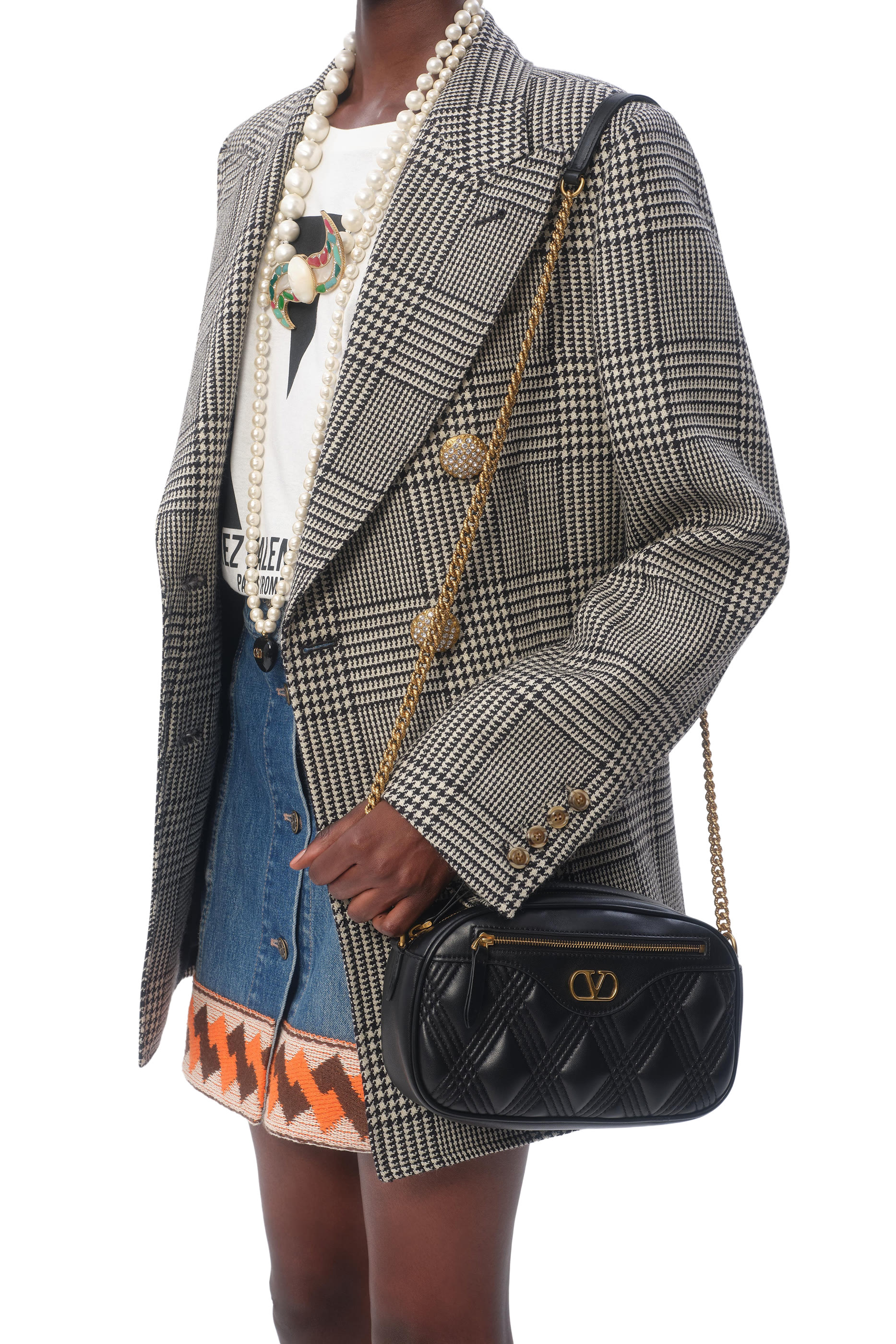 حقيبة كتف كويلتي 67 متوسطة