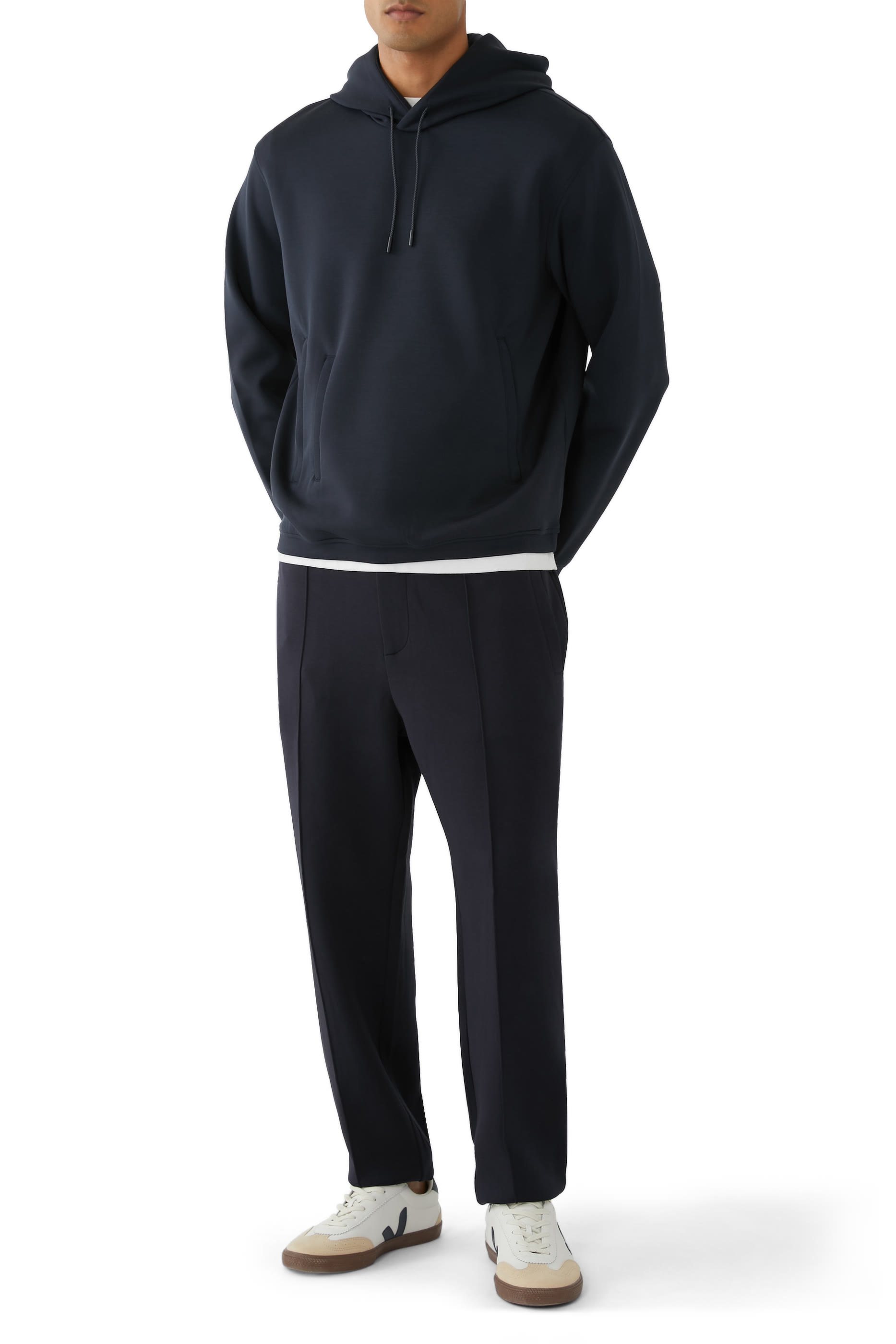 بنطال جرسيه بحياكة مزدوجة