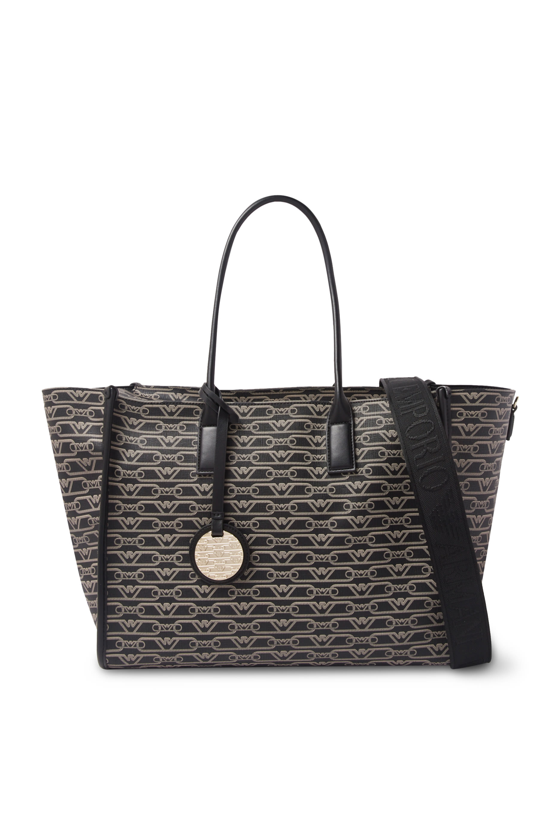 حقيبة يد بحروف شعار الماركة