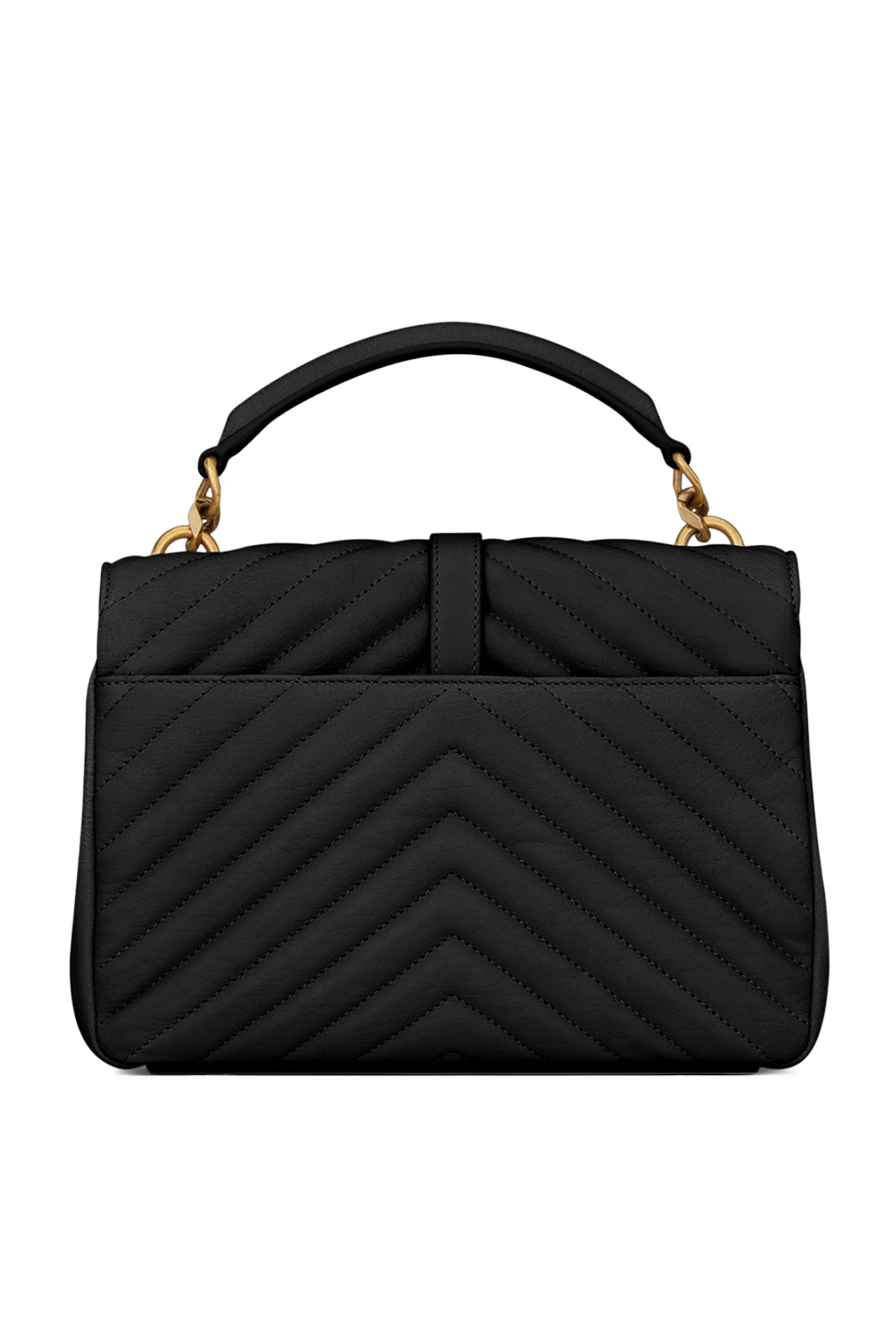 حقيبة كوليج متوسطة جلد مبطن