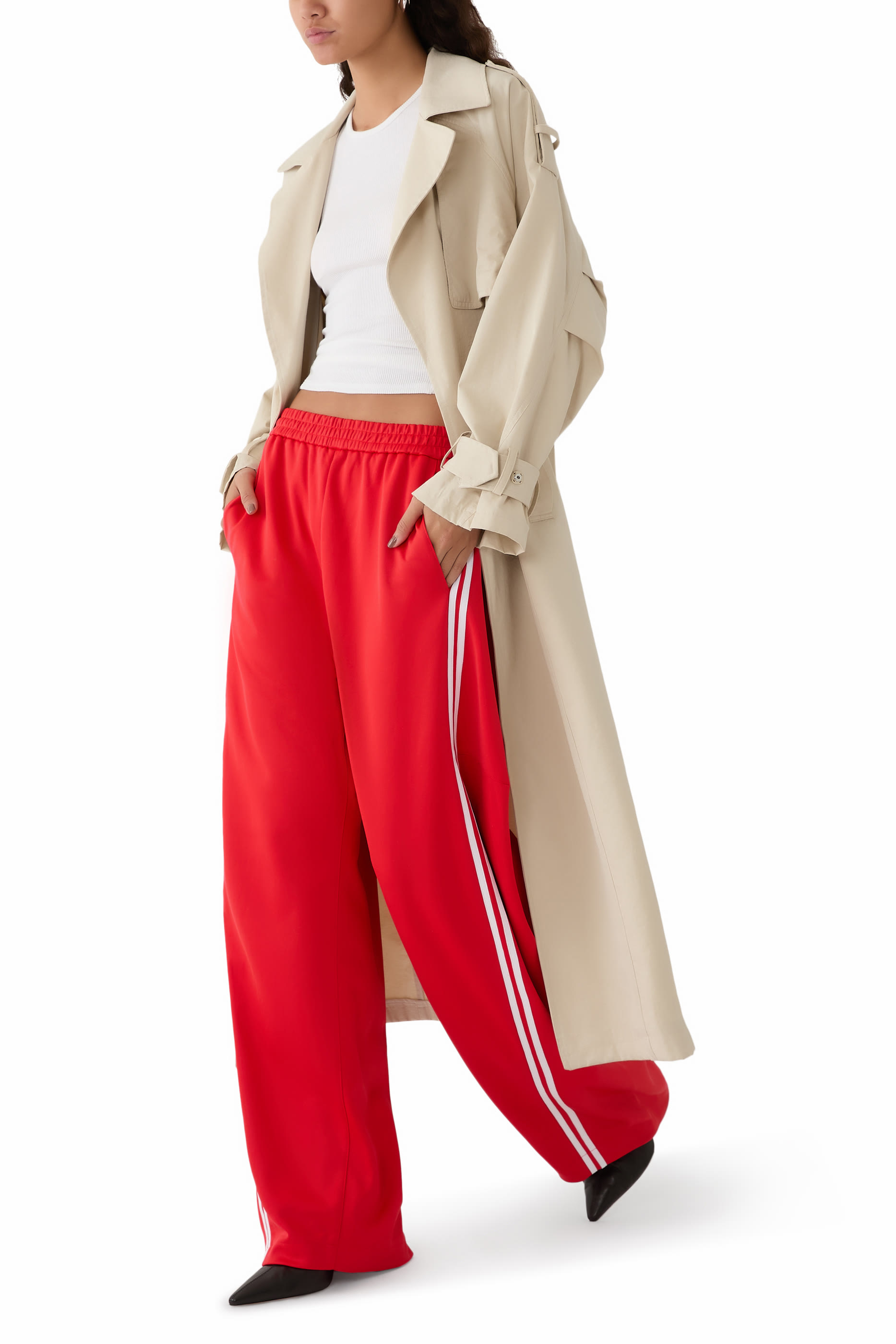 بنطال رياضي وينسلو قماش منسوج