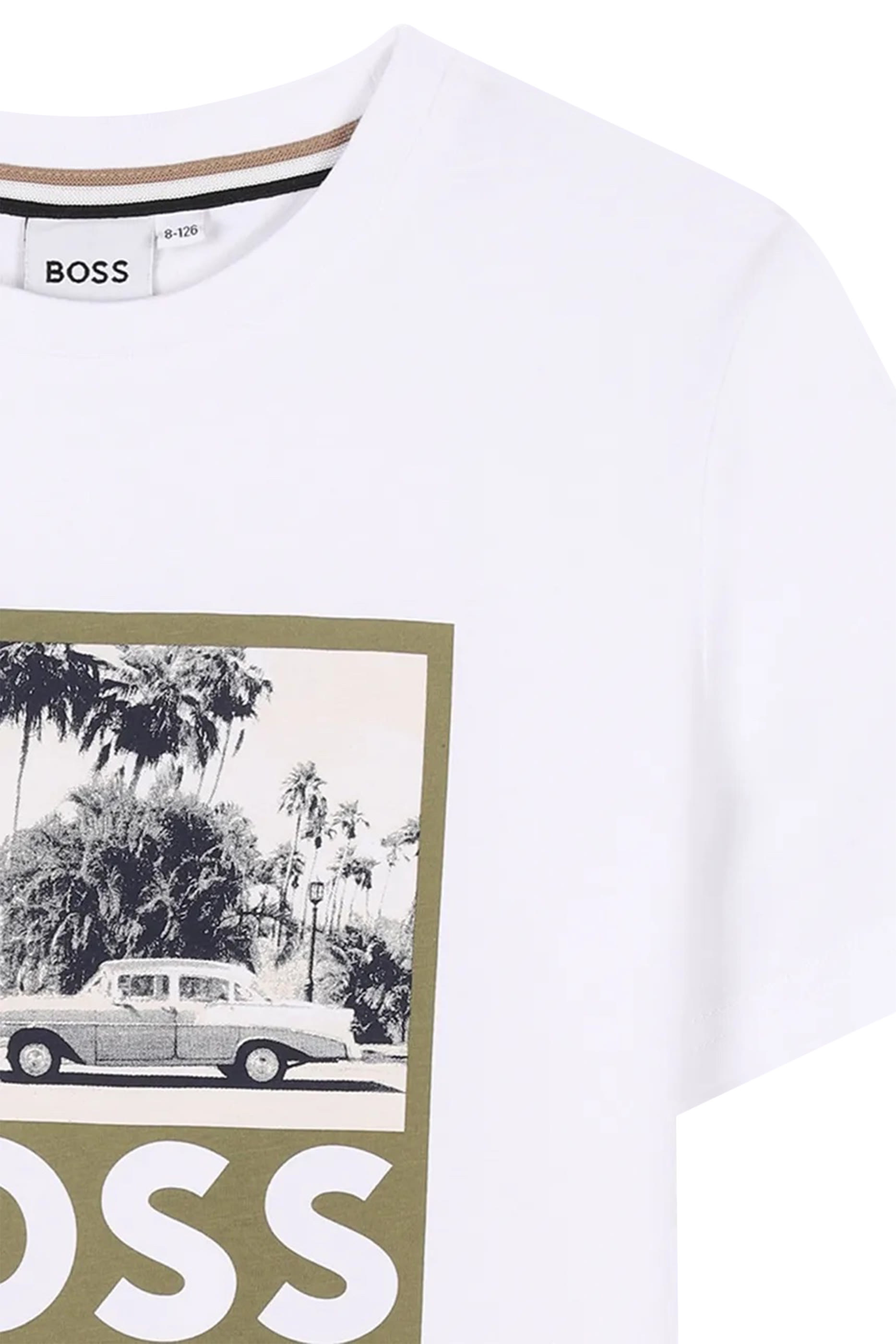 تيشيرت بشعار الماركة غرافيك للأطفال