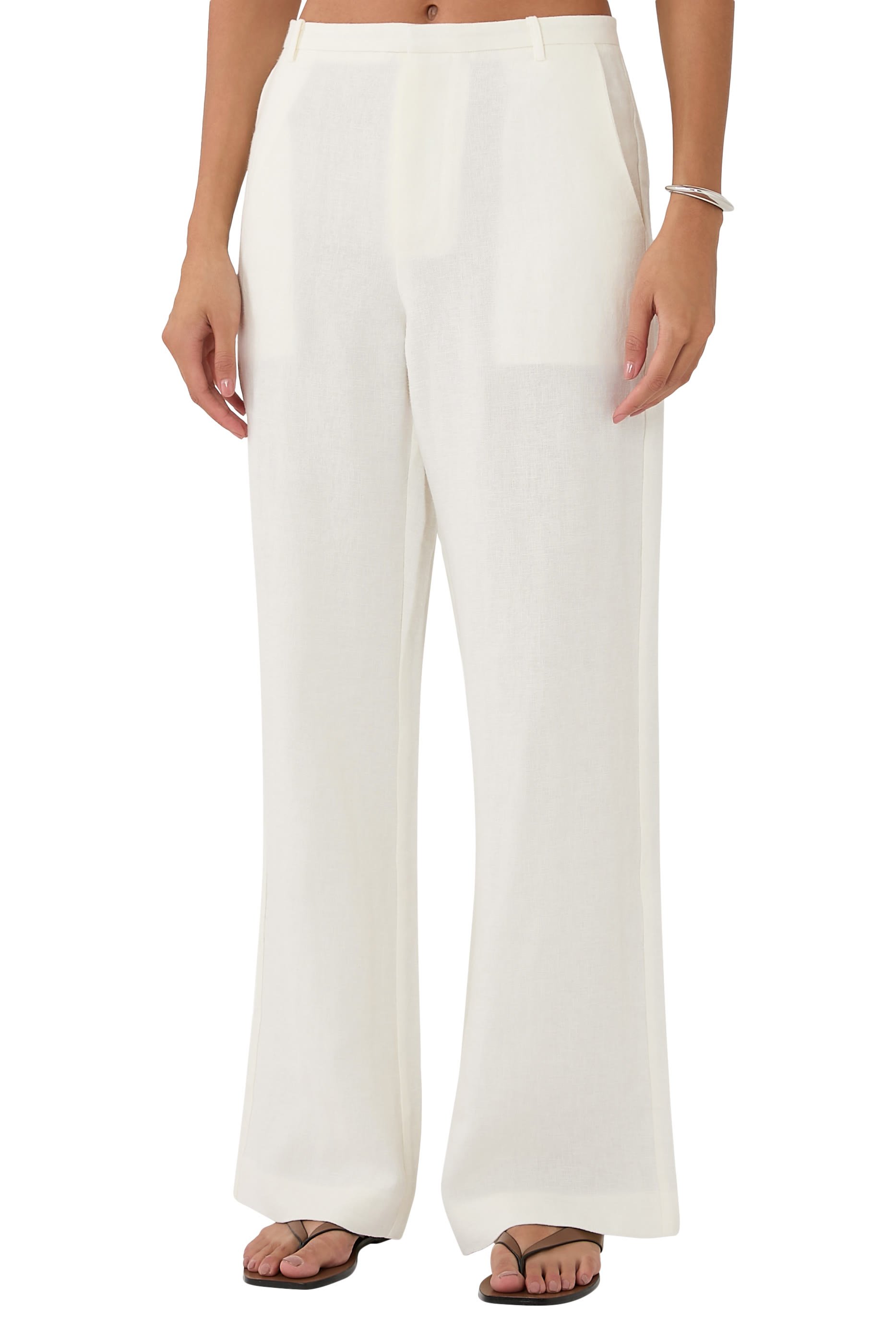 بنطال كارتر بحزام خصر رفيع