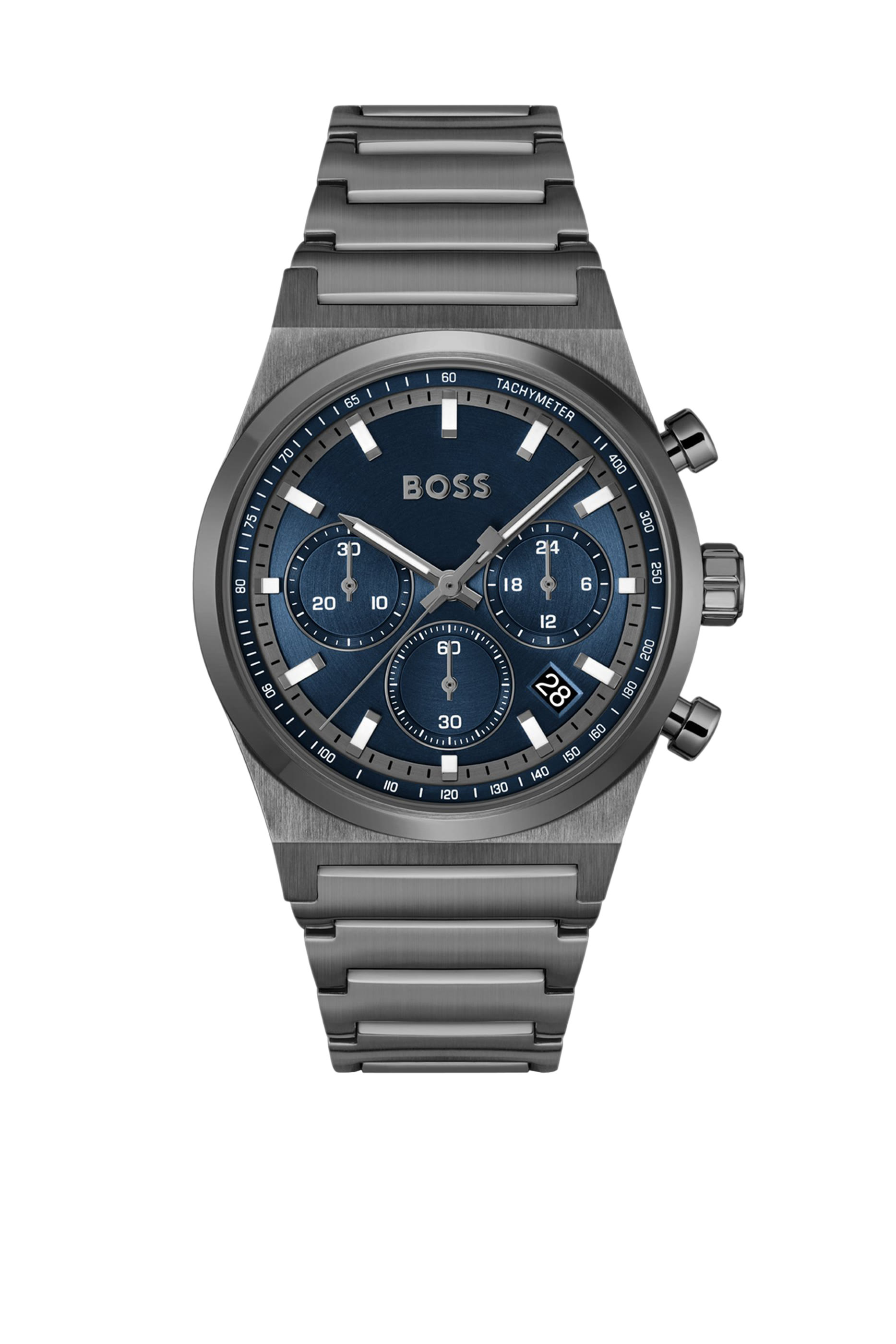 ساعة كرونوغراف كاندور كرونو بطلاء رمادي