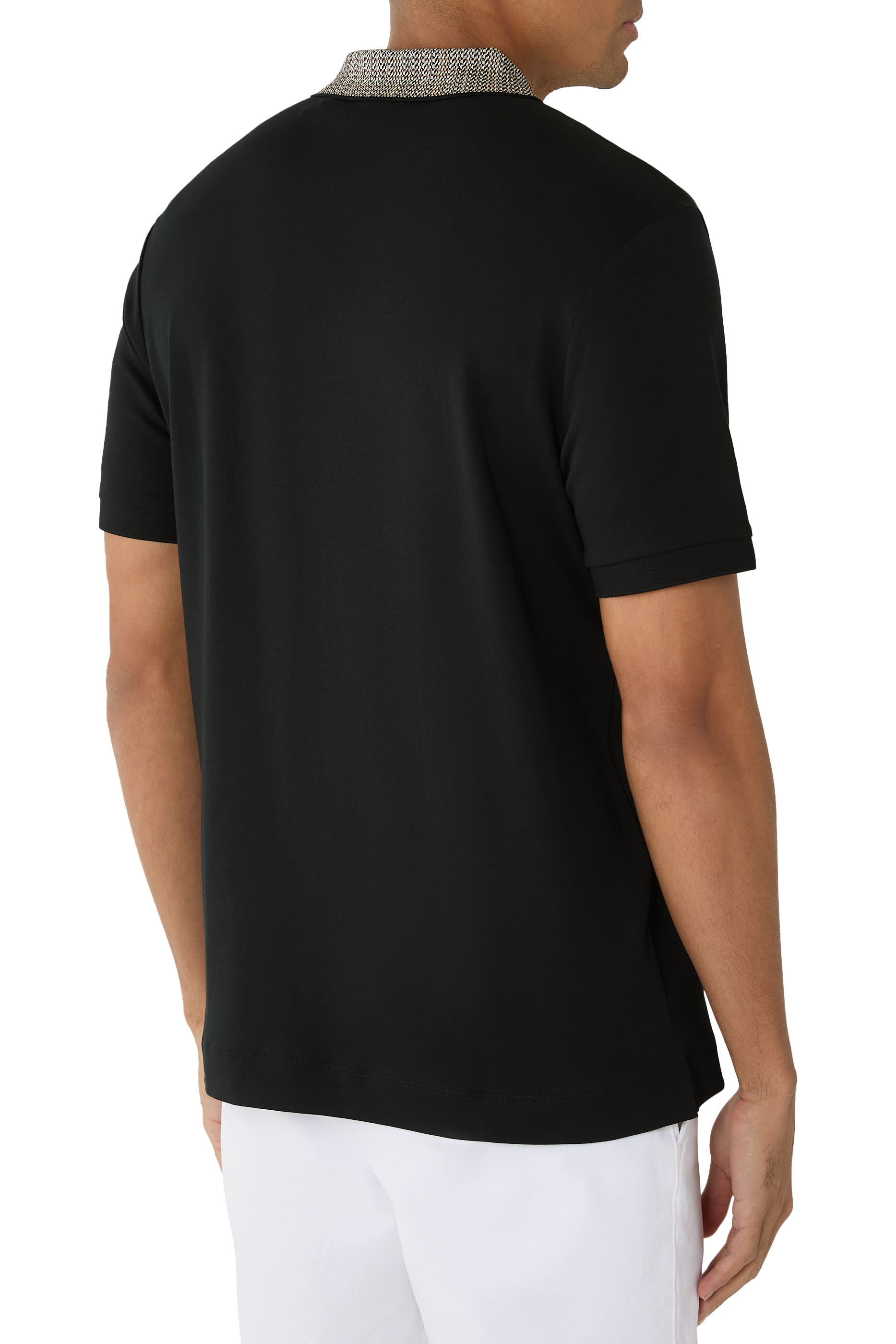 H-Parlay Patterned Collar Polo Shirt