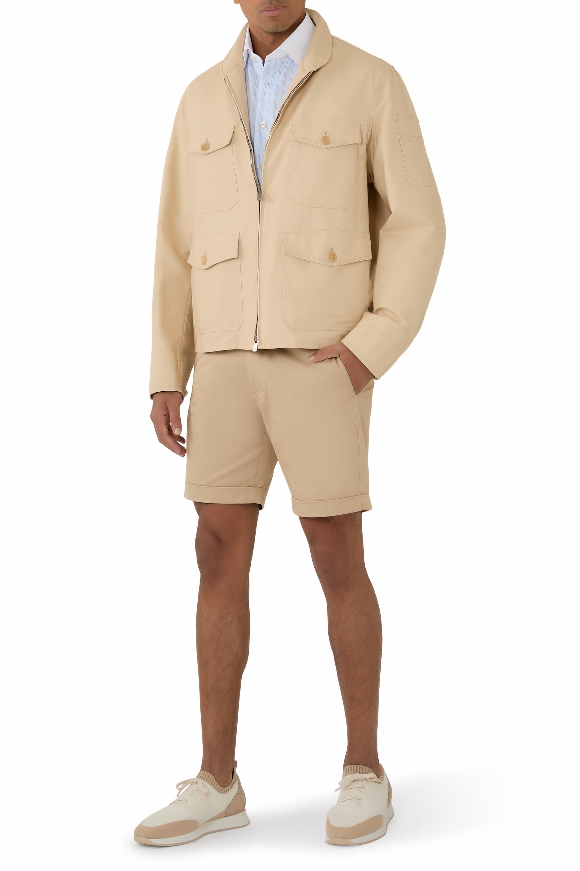 جاكيت بولتون بأزرار ساتين