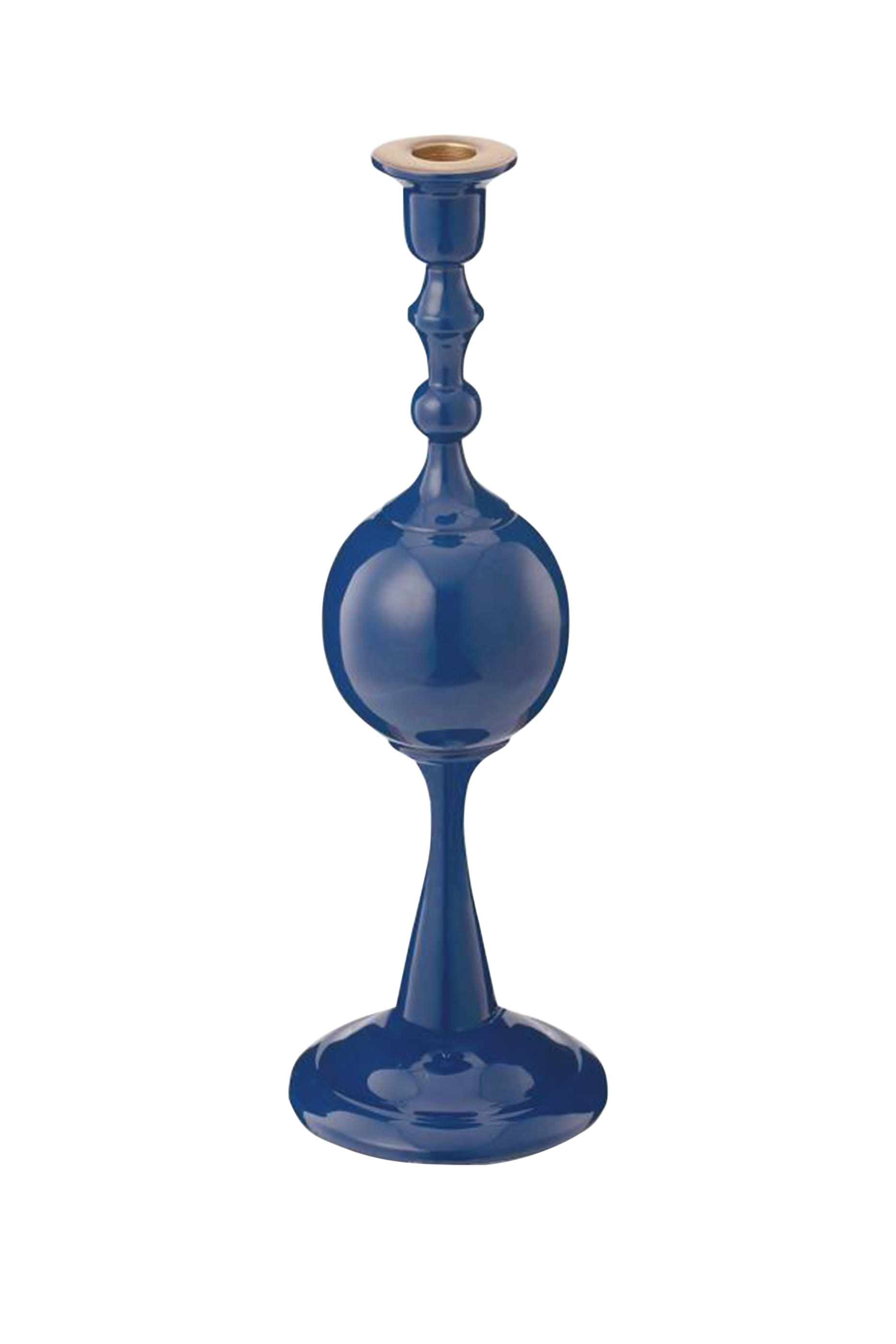 حامل شموع بتصميم كروي متوسط معدن