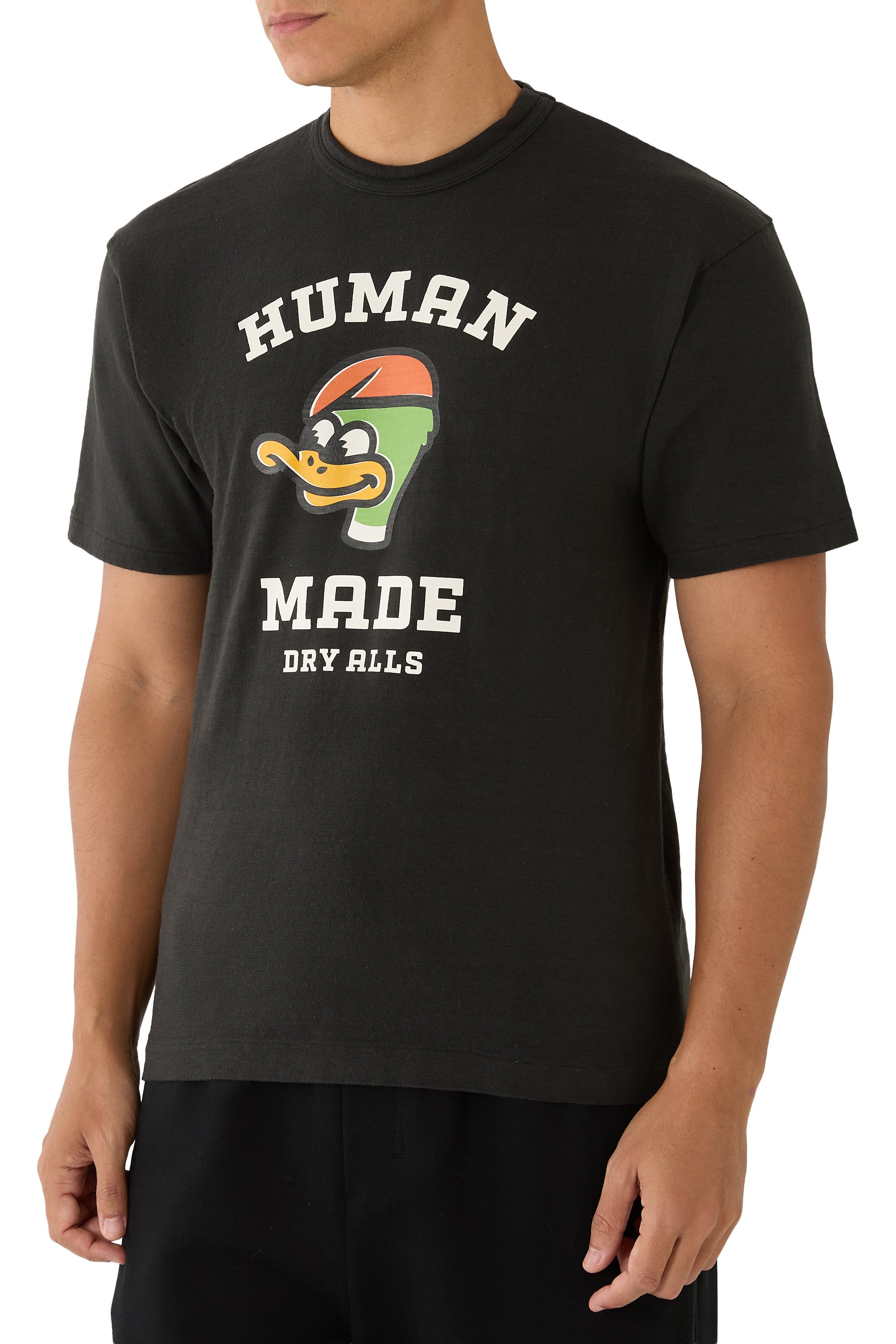 تيشيرت مزين بشعار الماركة غرافيكي