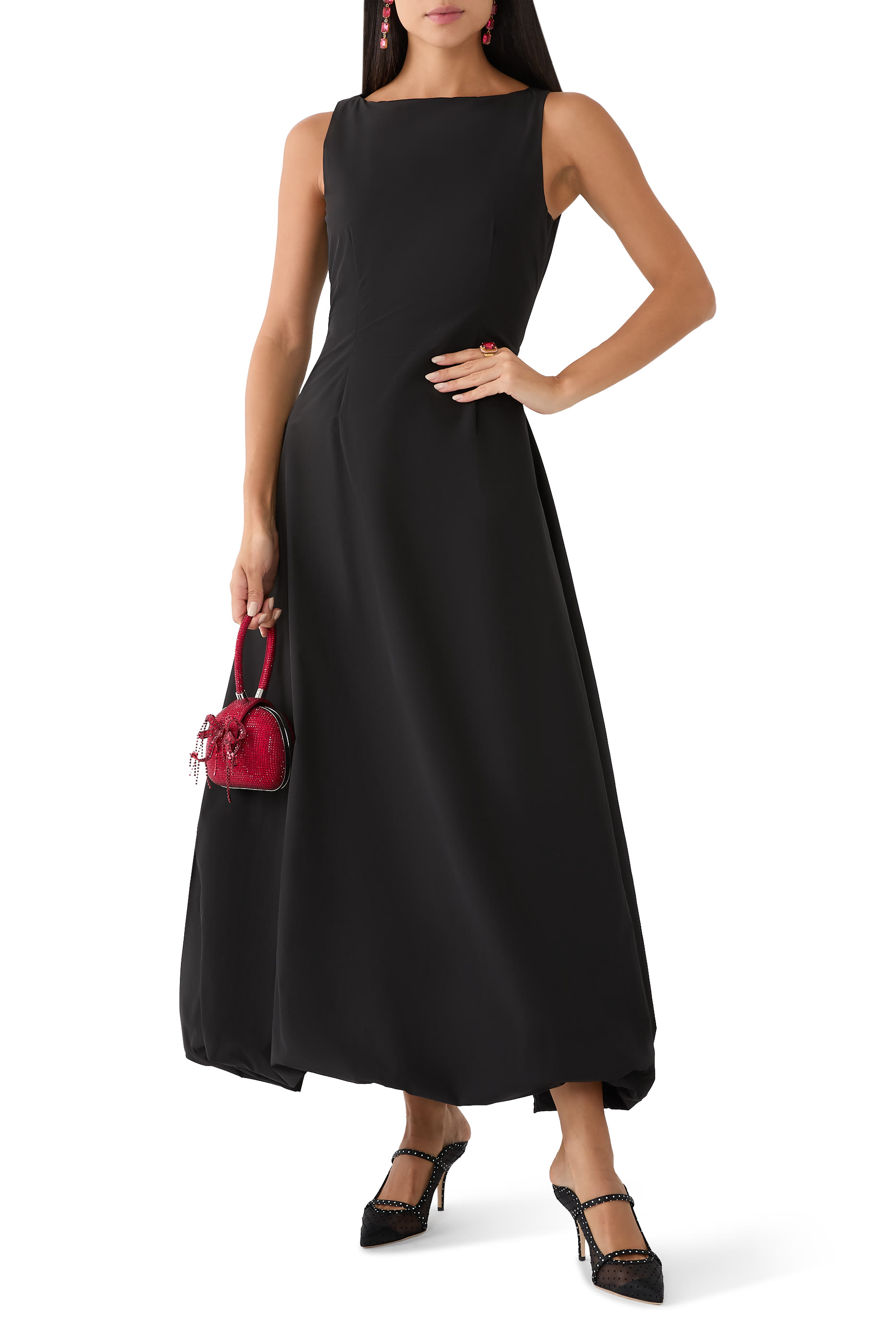 حذاء مورين 70 مفتوح من الخلف جلد ناعم