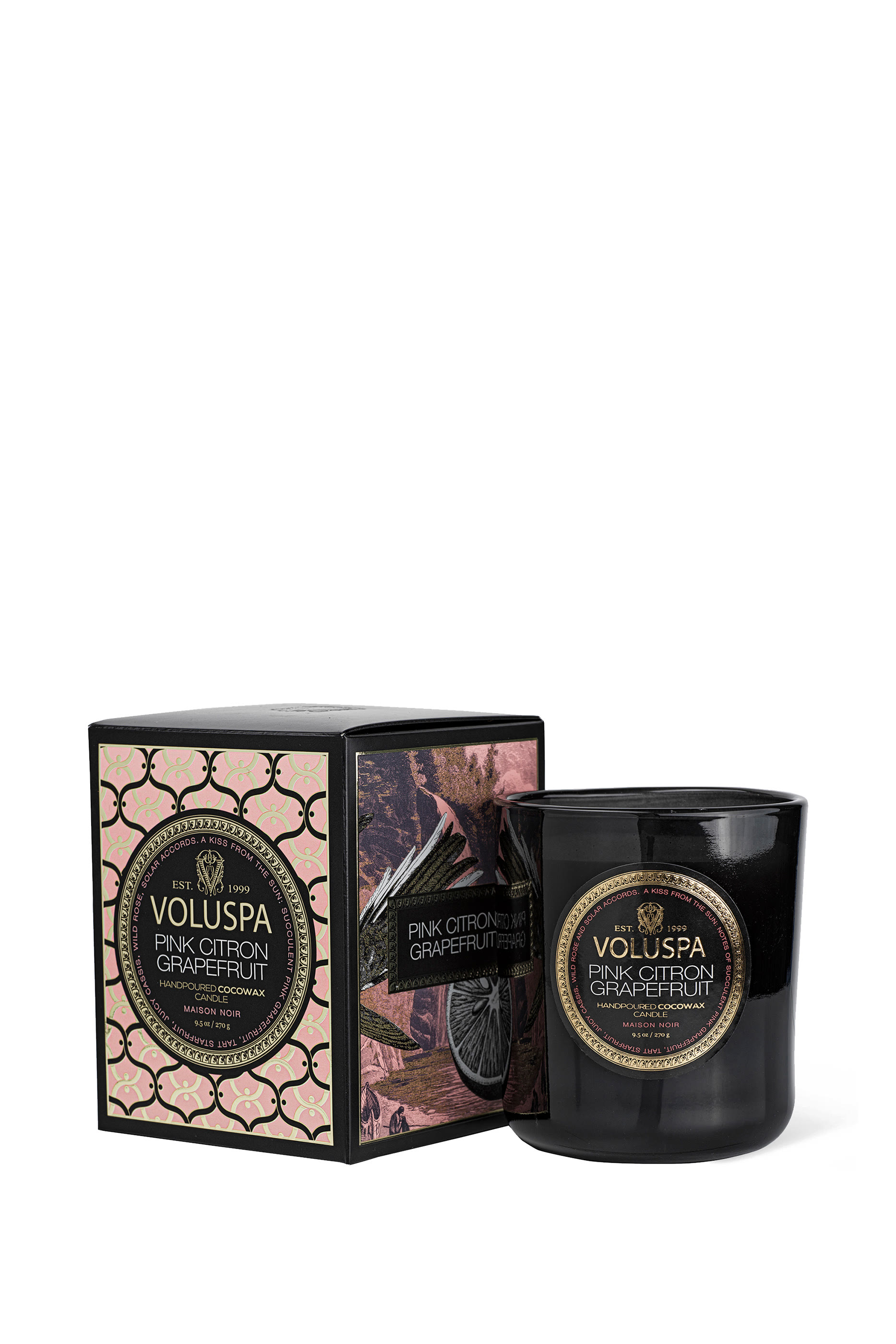 شمعة بينك سيترون جريب فروت كلاسيكية