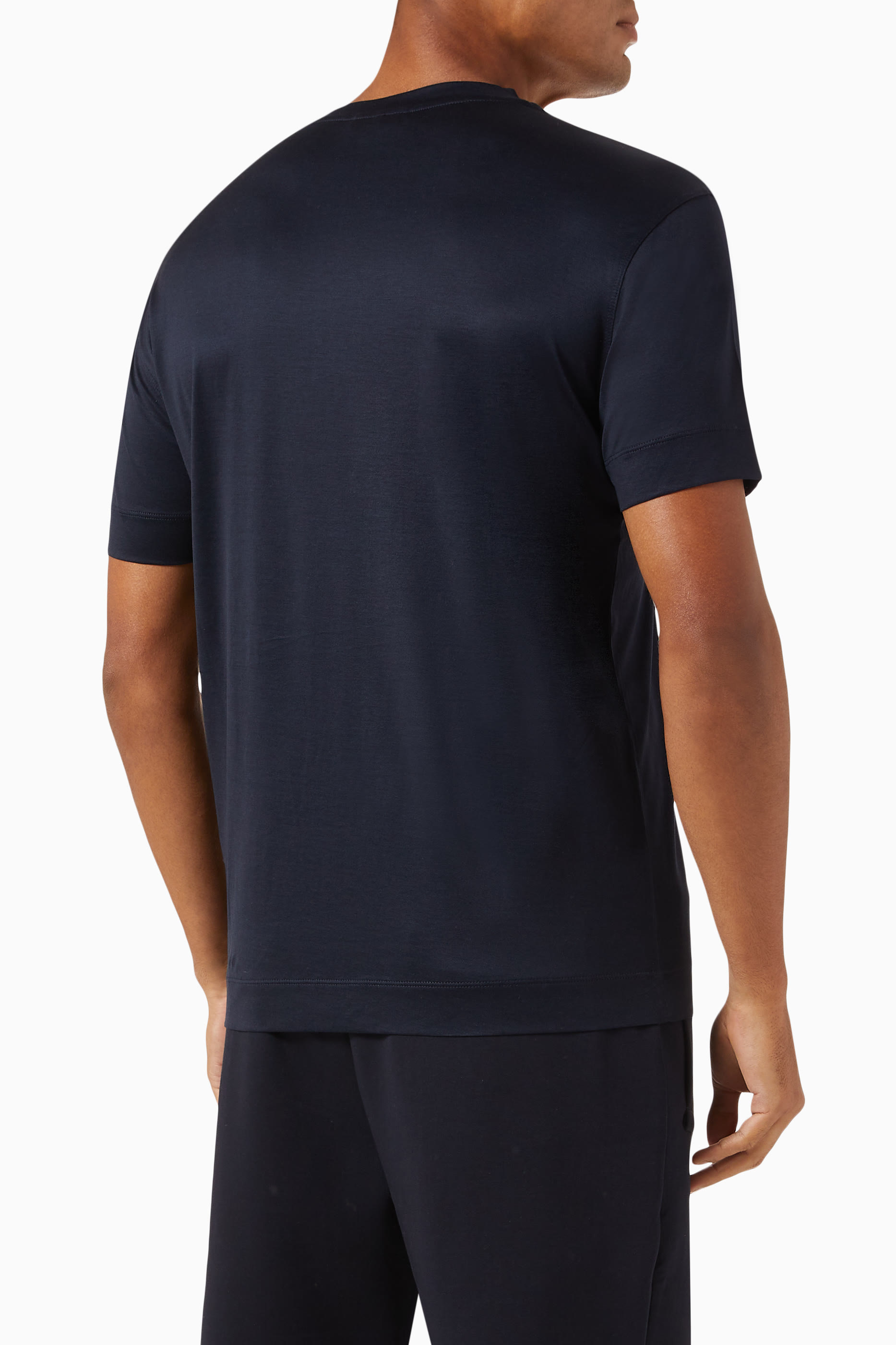 تيشيرت بشعار الماركة قطن جيرسيه