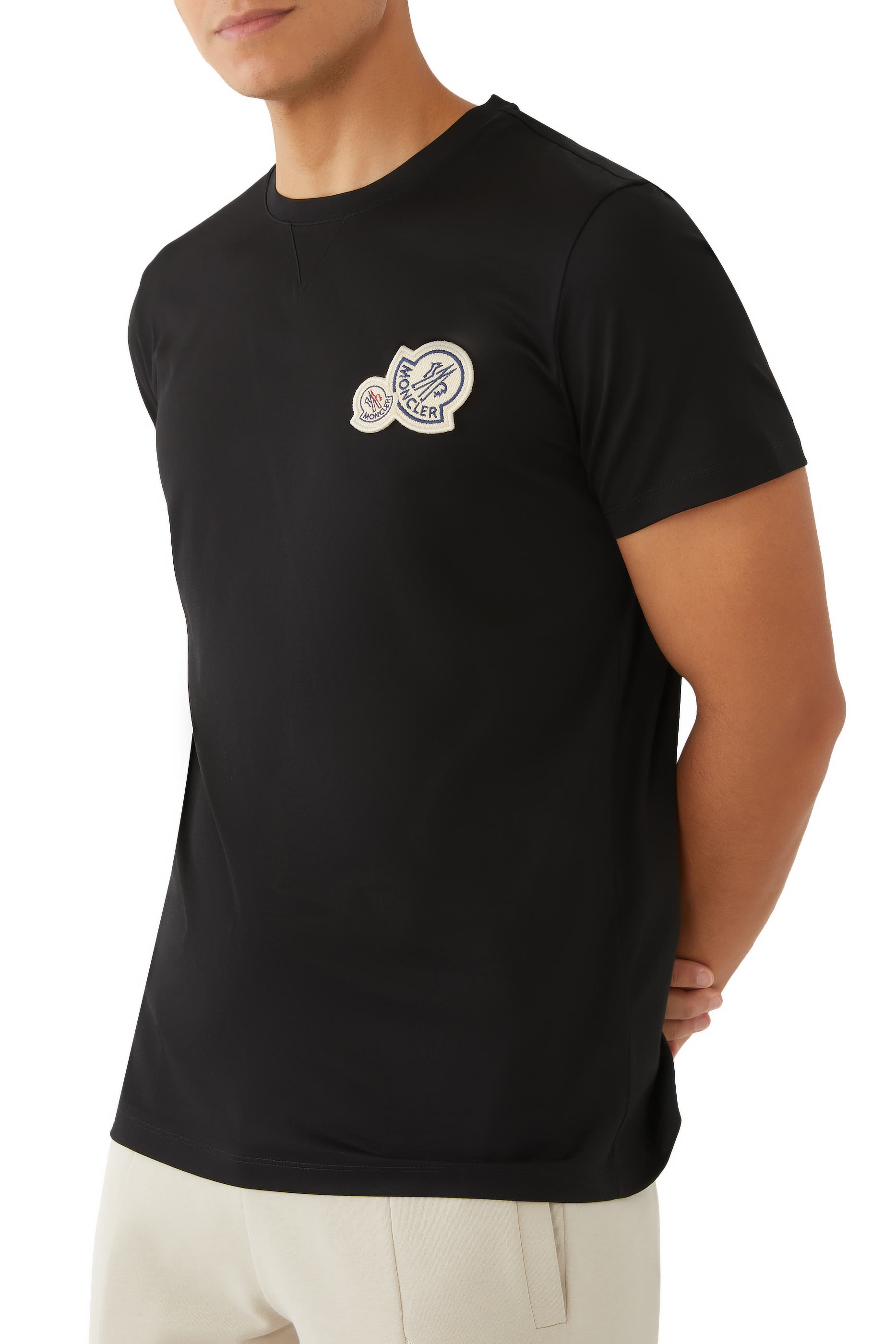 Double Logo Patch T-Shirt