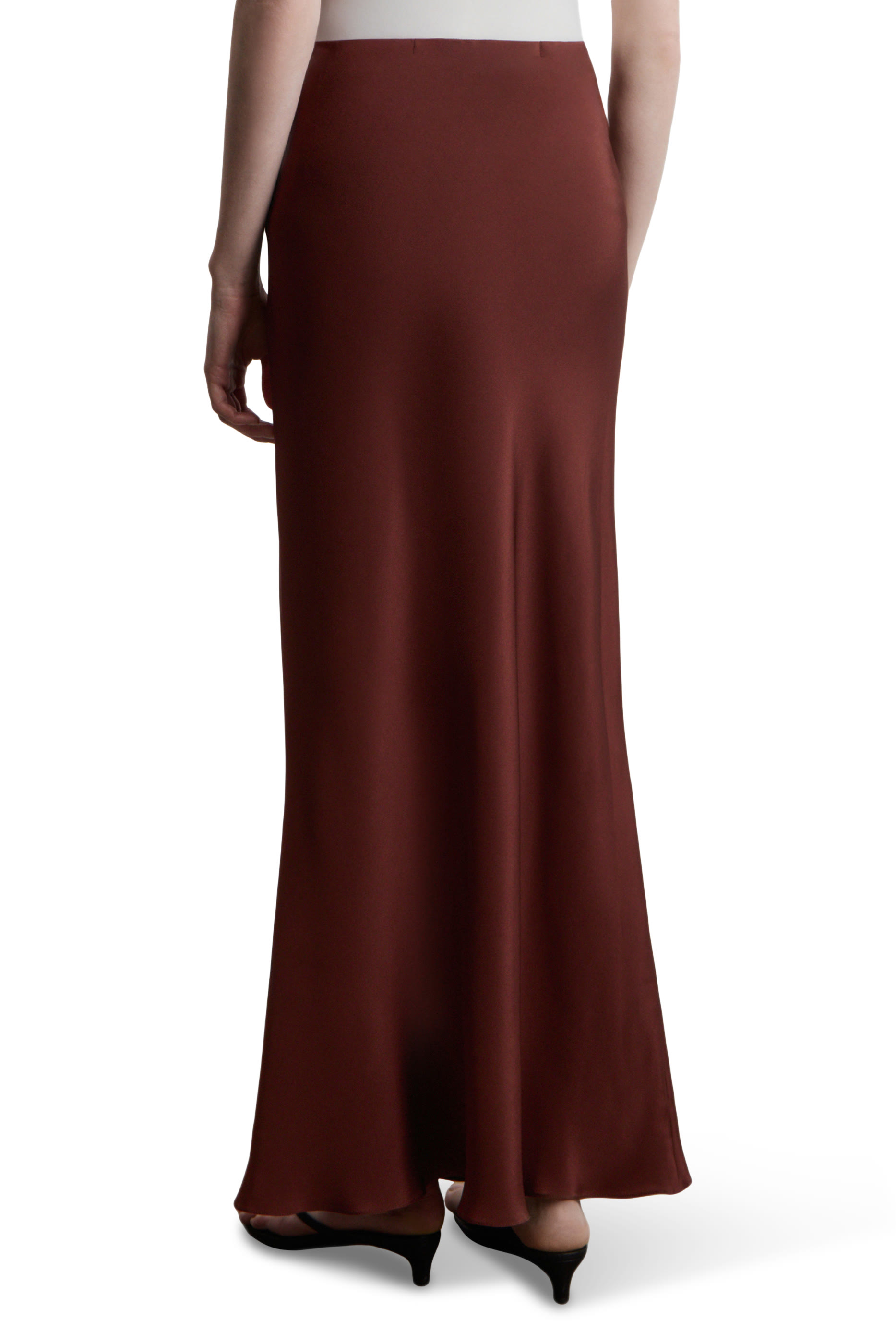 تنورة طويلة حرير مولبيري