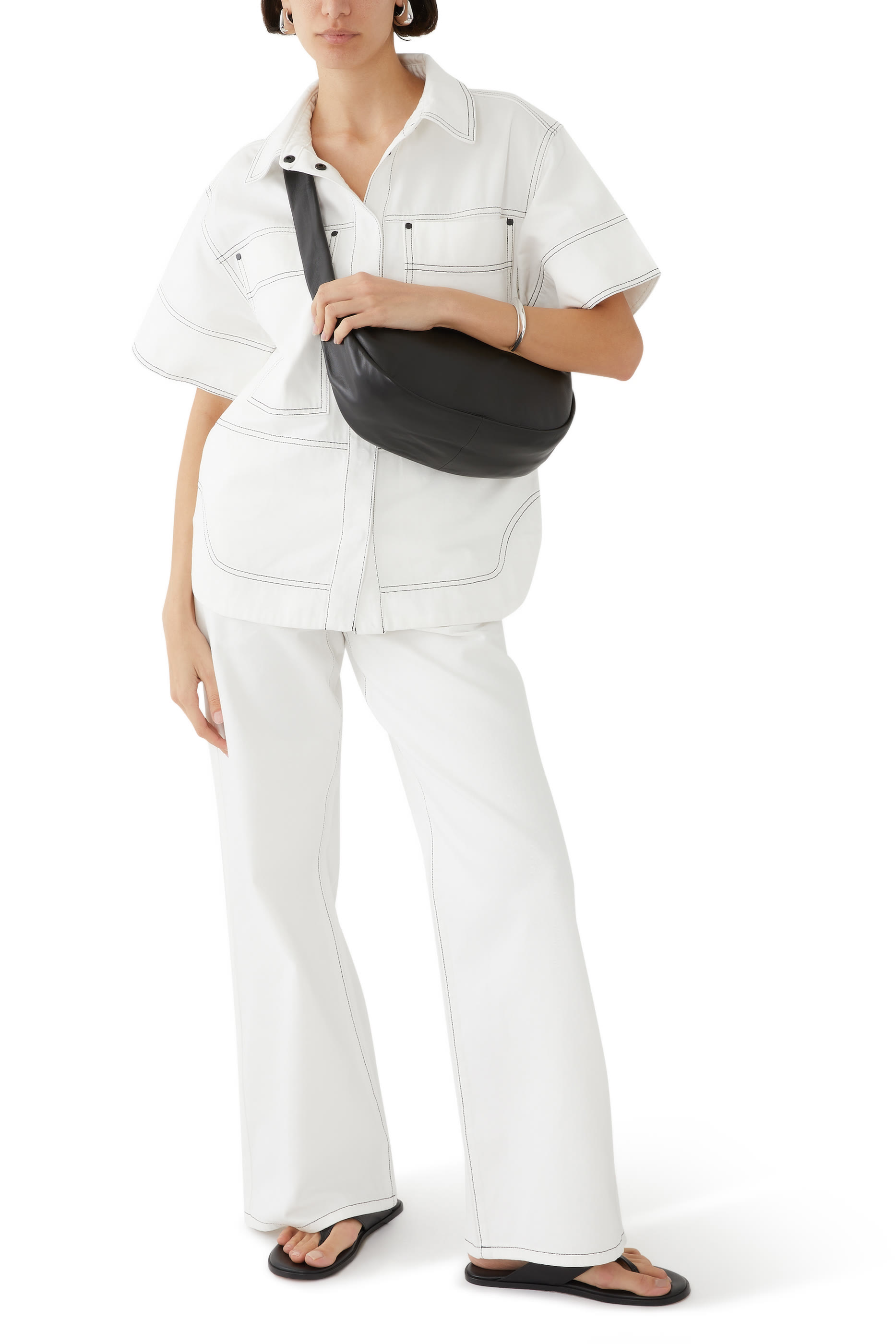 قميص هانا بأكمام قصيرة