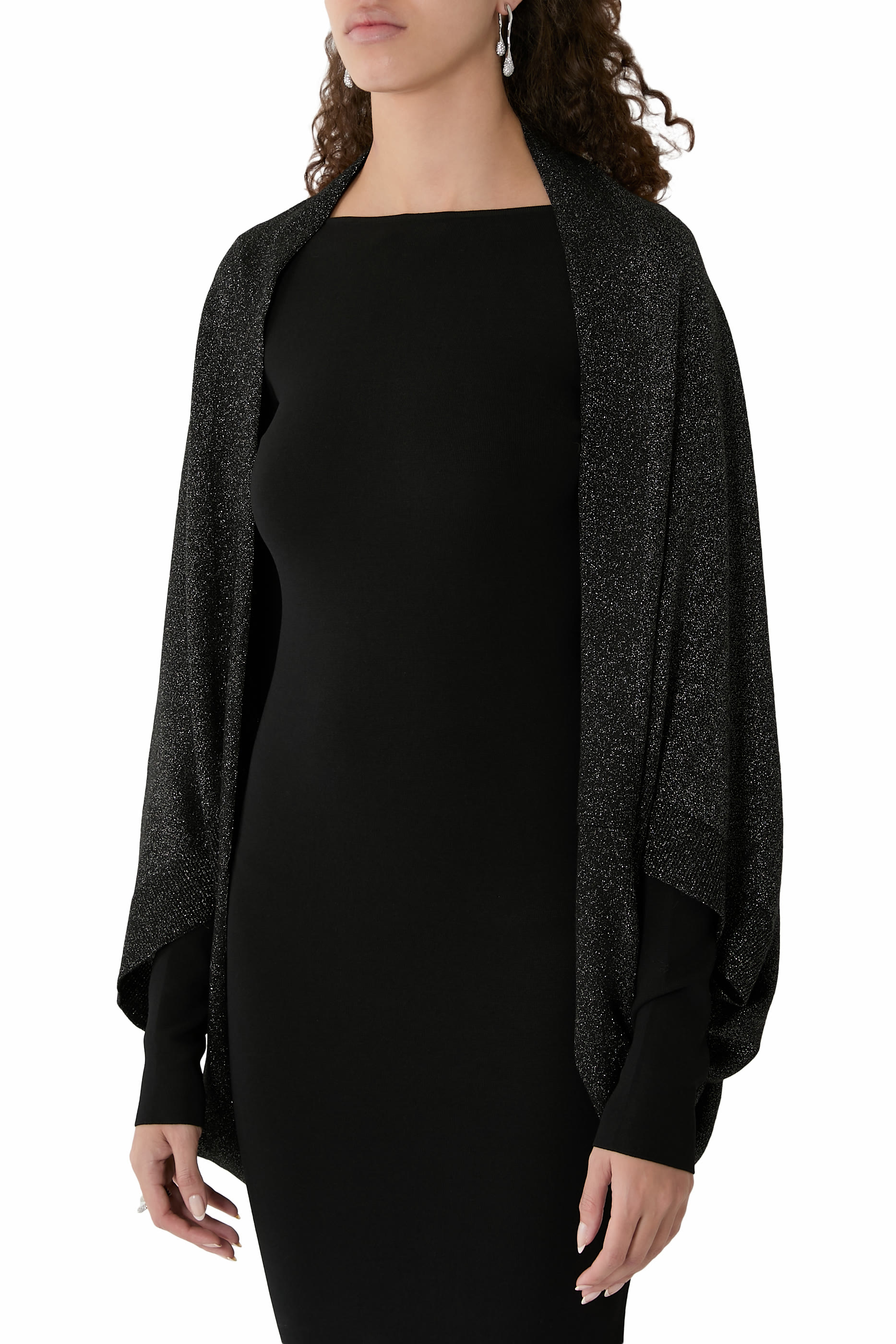 جاكيت مفتوح بقصة مريحة