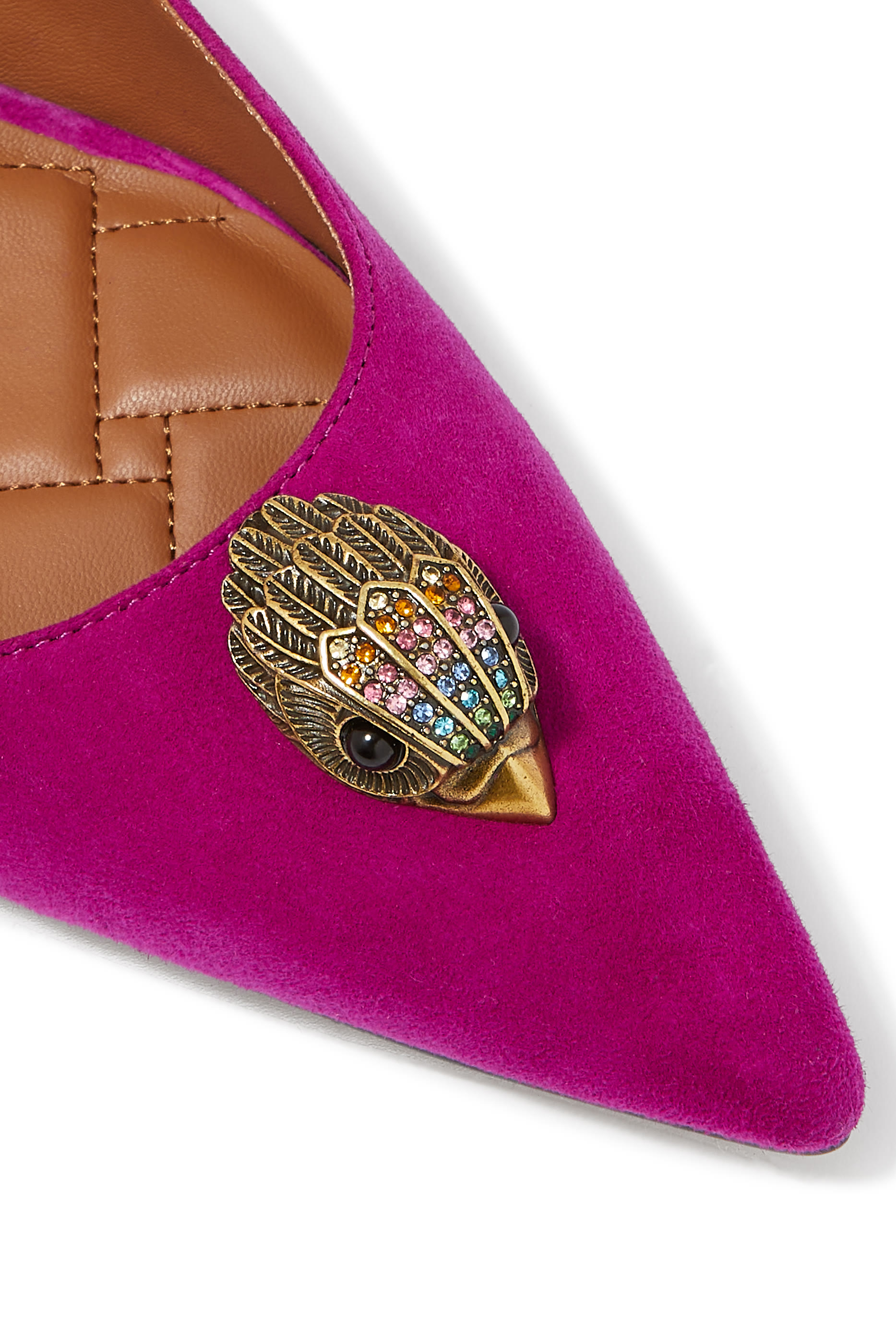 حذاء كلاسيكي بلغرافيا بكعب طويل 85 وسير خلفي