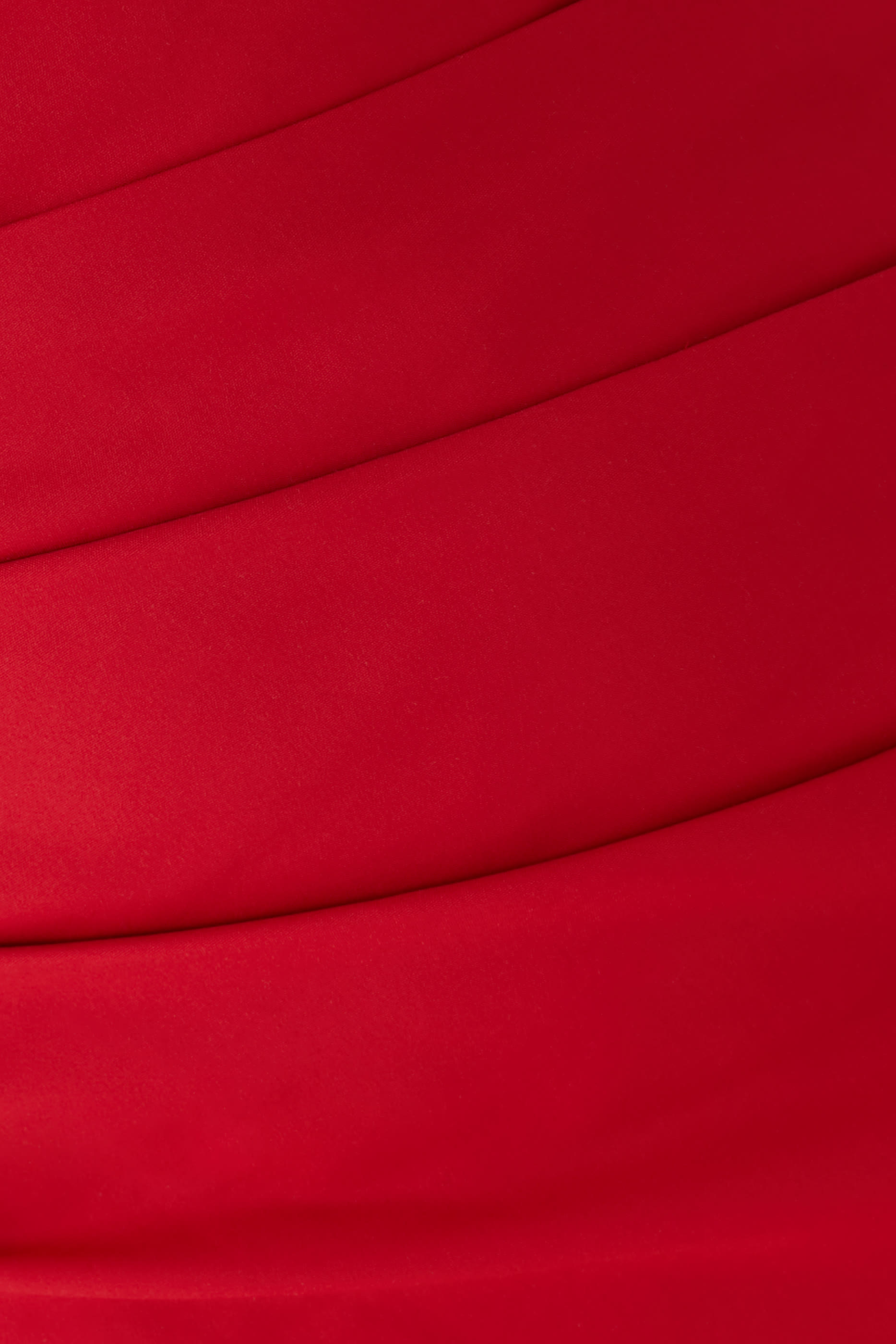 فستان لاني متوسط الطول بتصميم مزموم