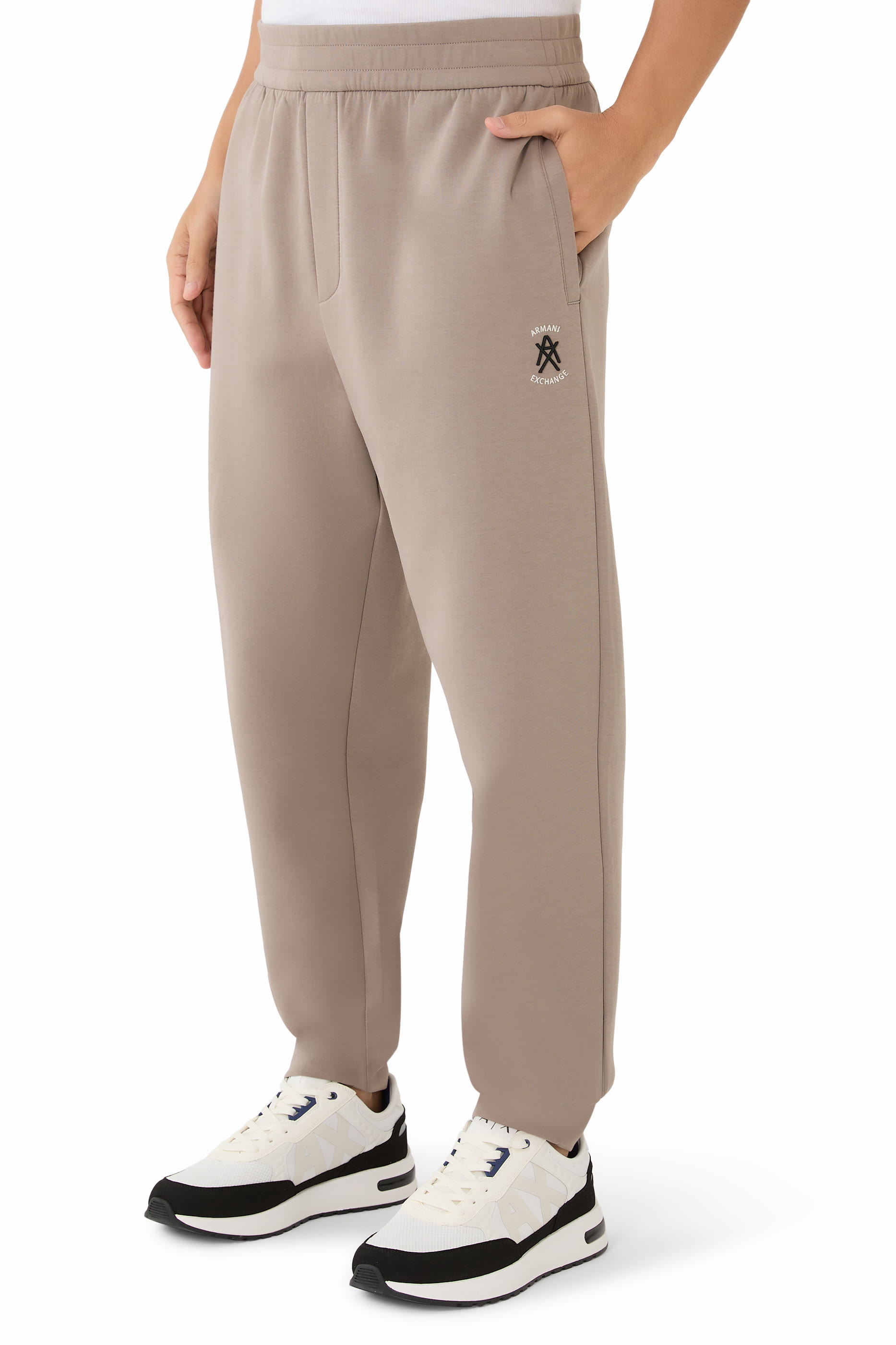 بنطال رياضي ون بلوك أب بشعار الماركة