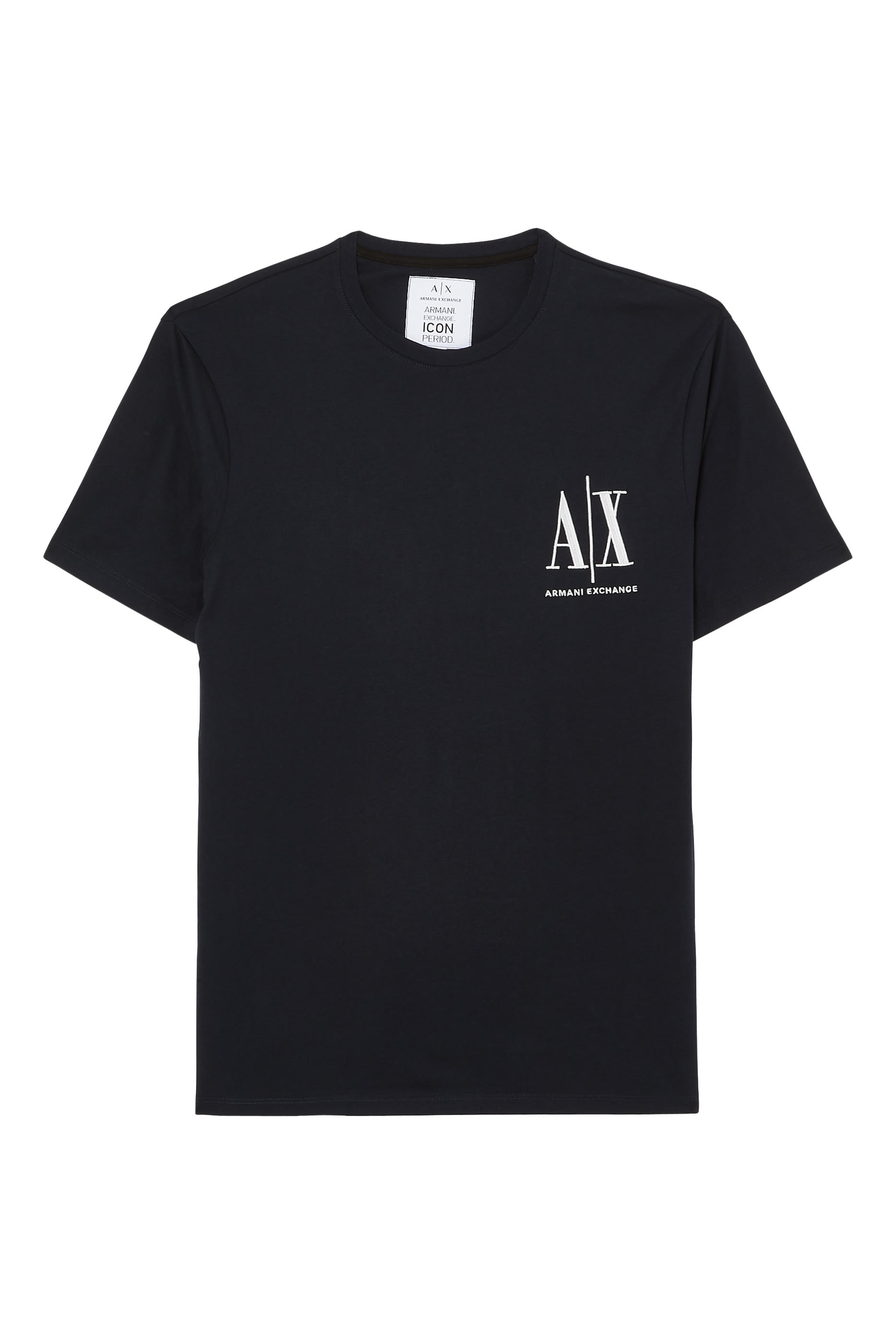 تي شيرت بطبعة شعار الماركة الشهير