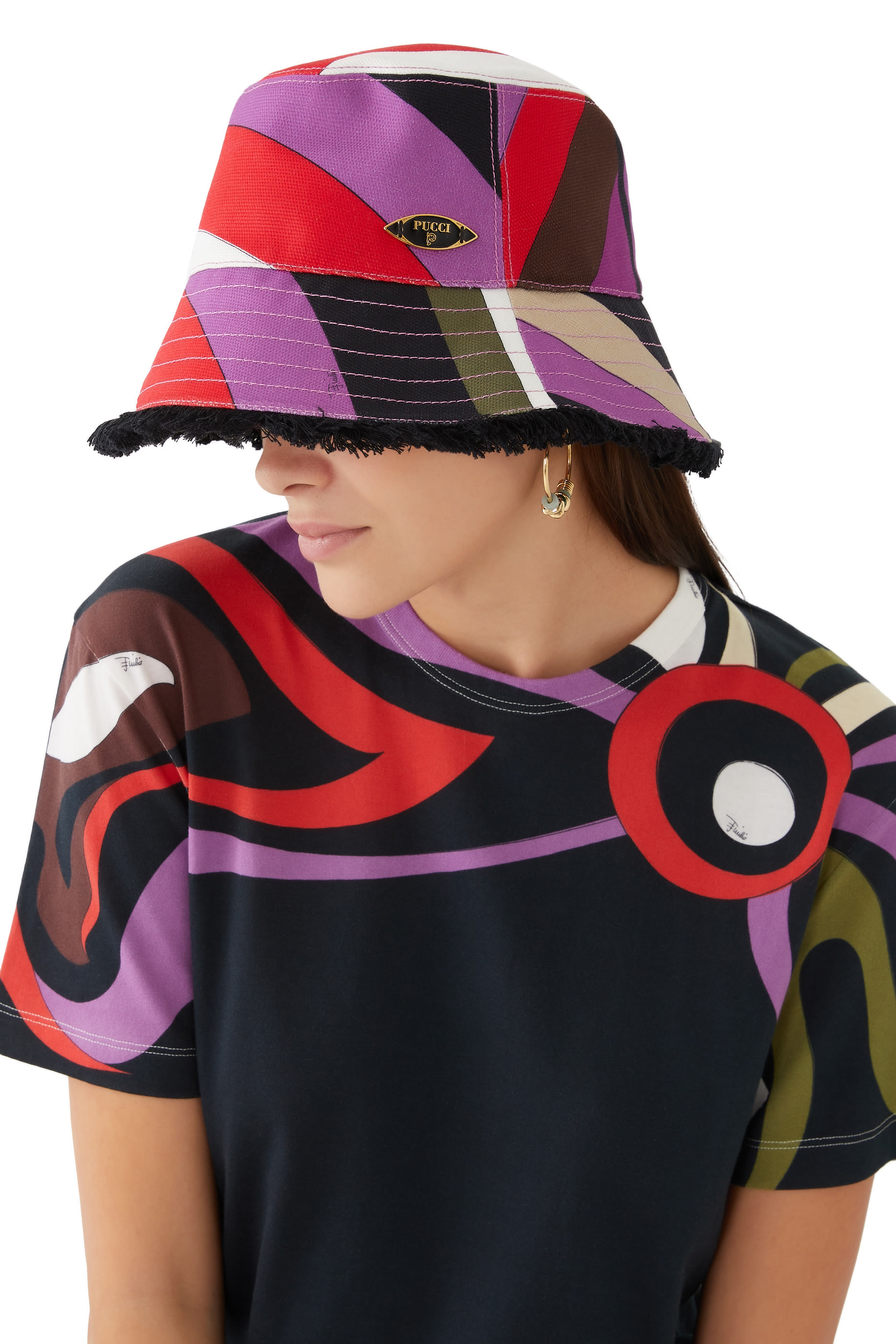 قبعة باكيت بنقشة مارمو