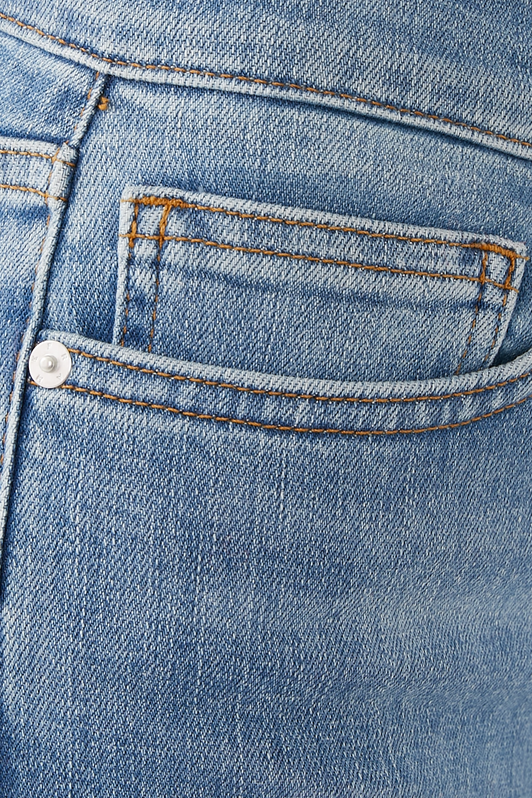 بنطال جينزلوهاي بقصة ساق مستقيمة