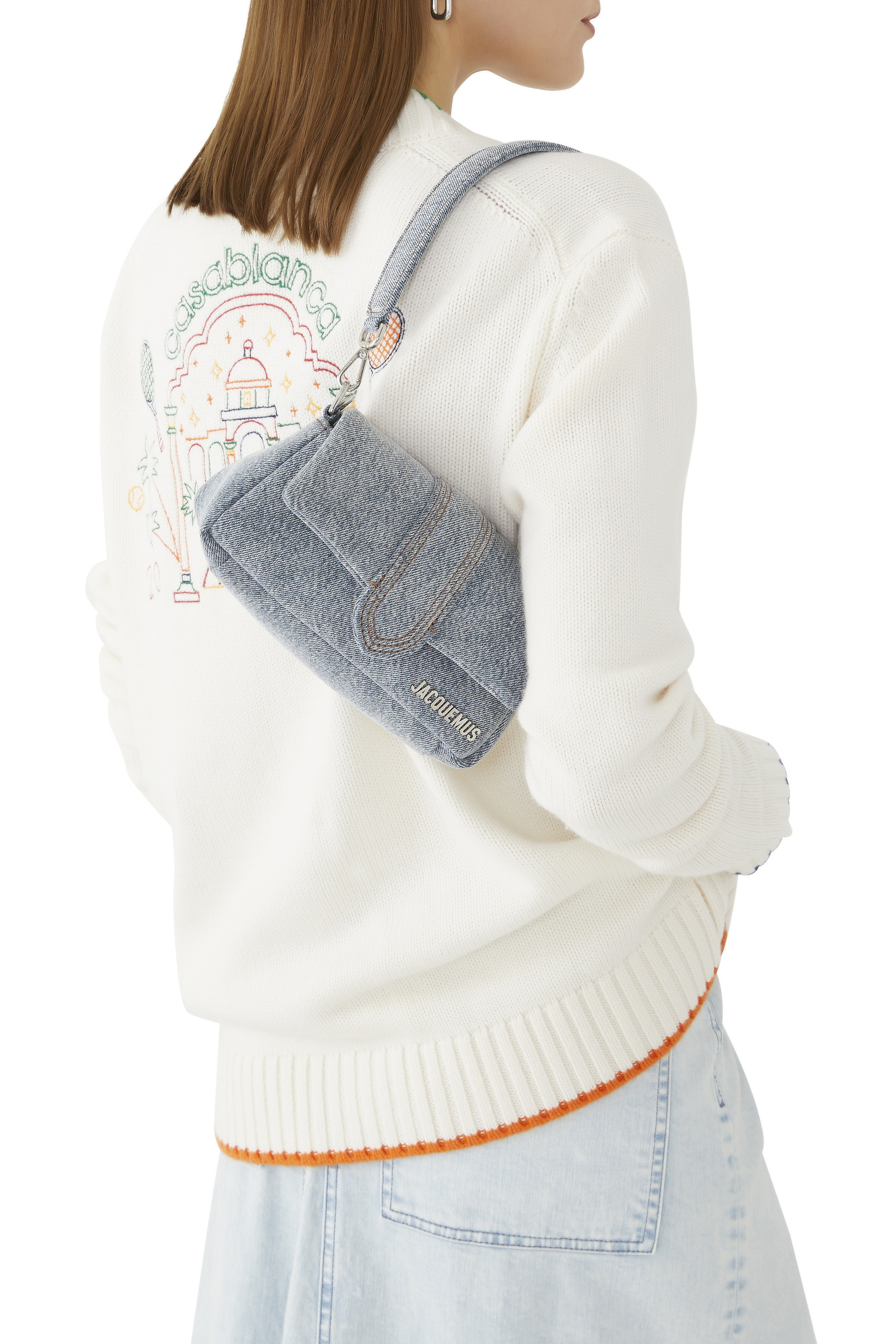 Le Petit Bambimou Denim Shoulder Bag