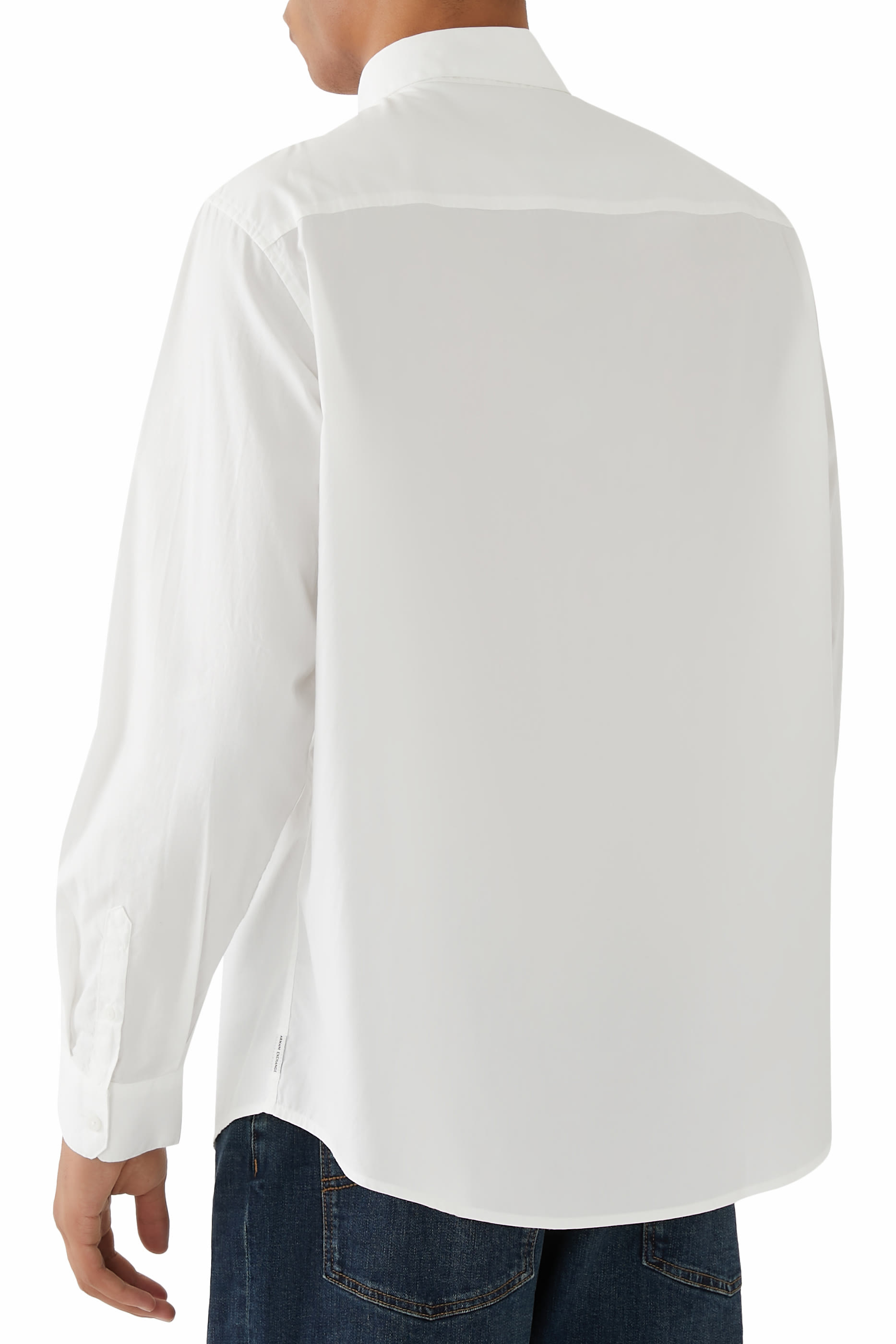 قميص ذا جريد بأكمام طويلة