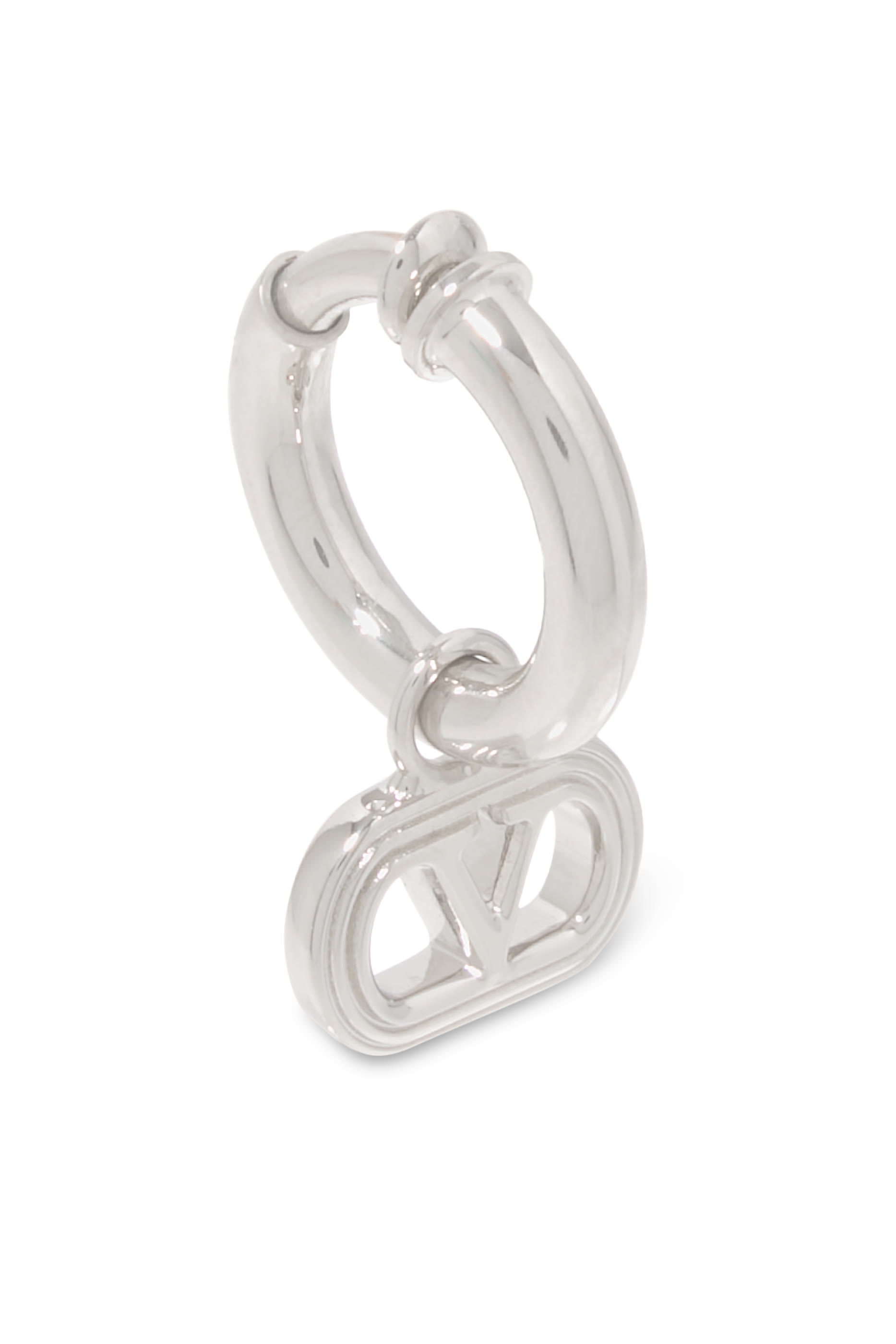 أقراط بتصميم بيضاوي