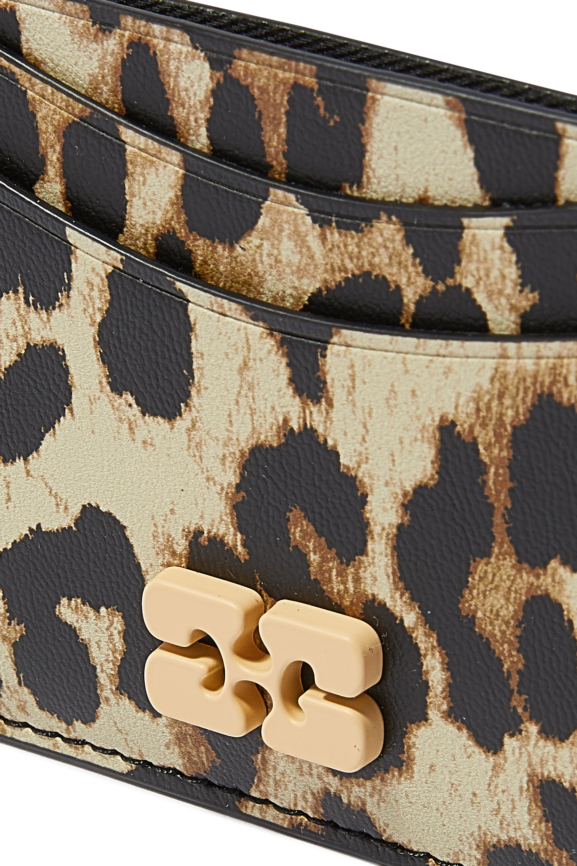 حافظة بطاقات بو بنقشة جلد الفهد