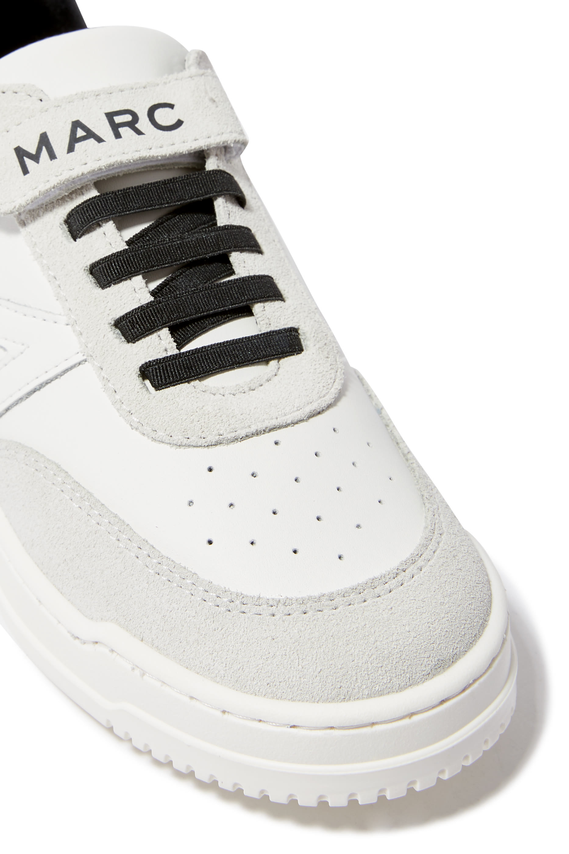 سنيكرز برقعة شعار الماركة جلد للأطفال