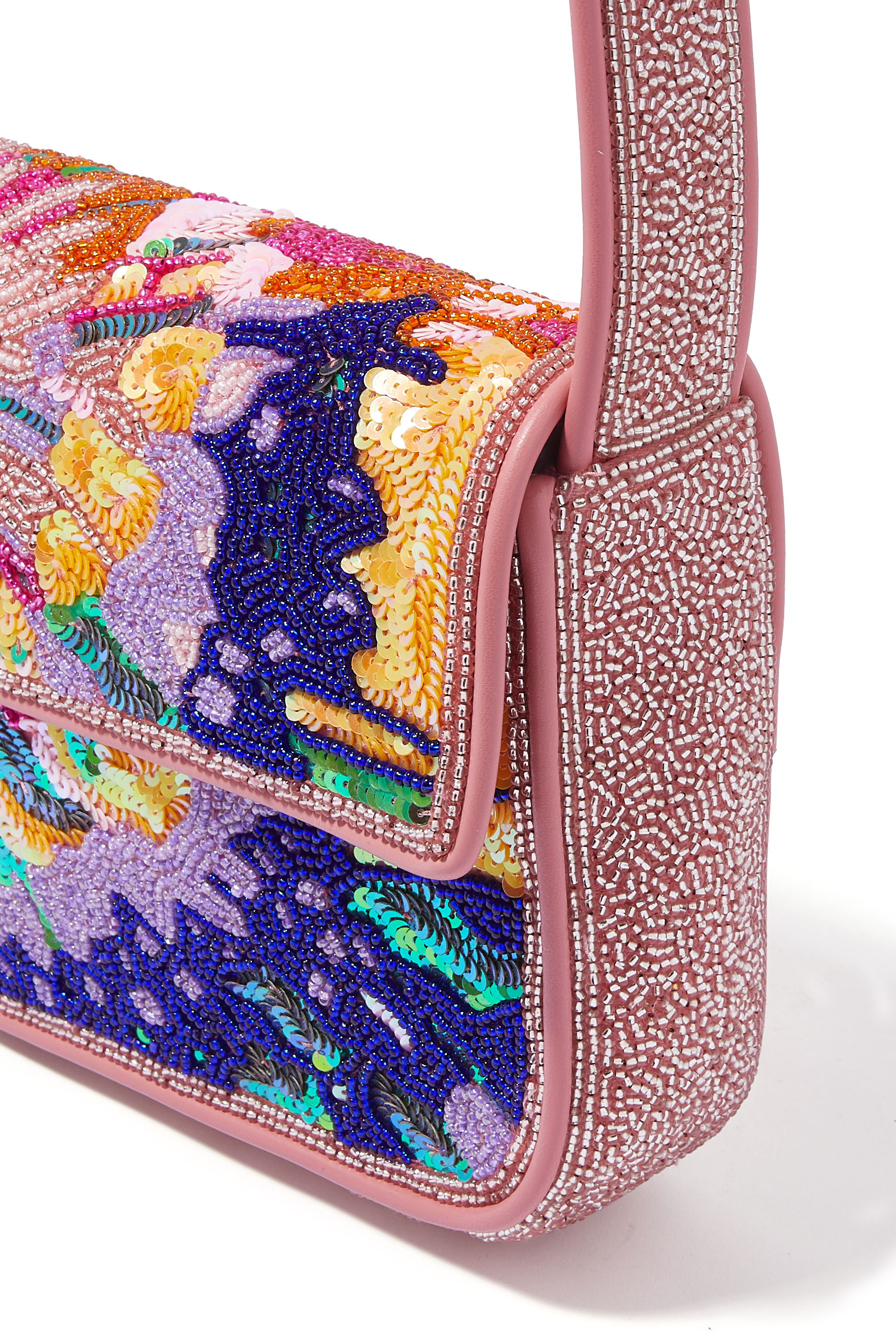 حقيبة كتف تومي مطرزة بالخرز