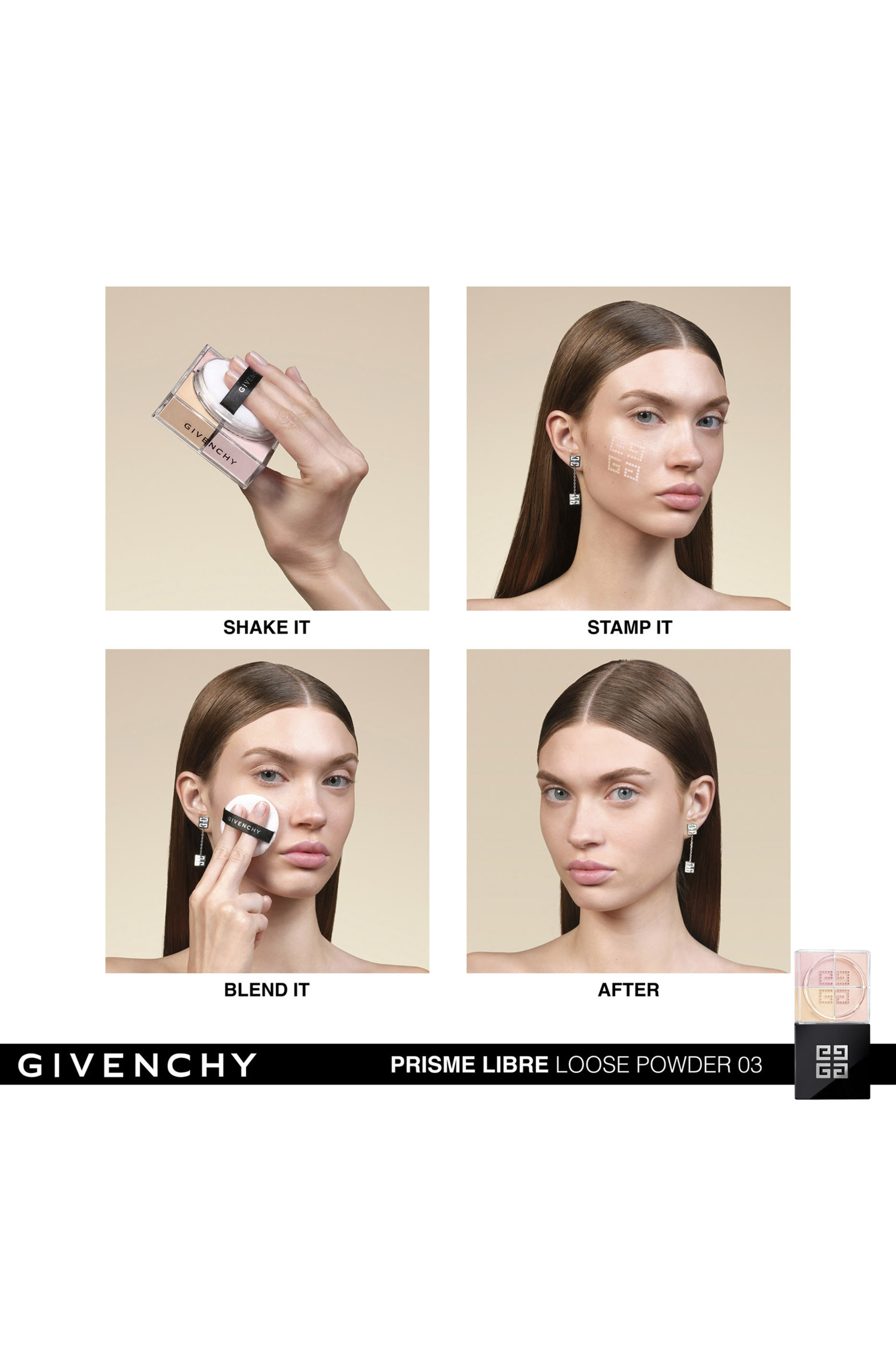 بودرة بريزم ليبر سائبة بأربعة ألوان