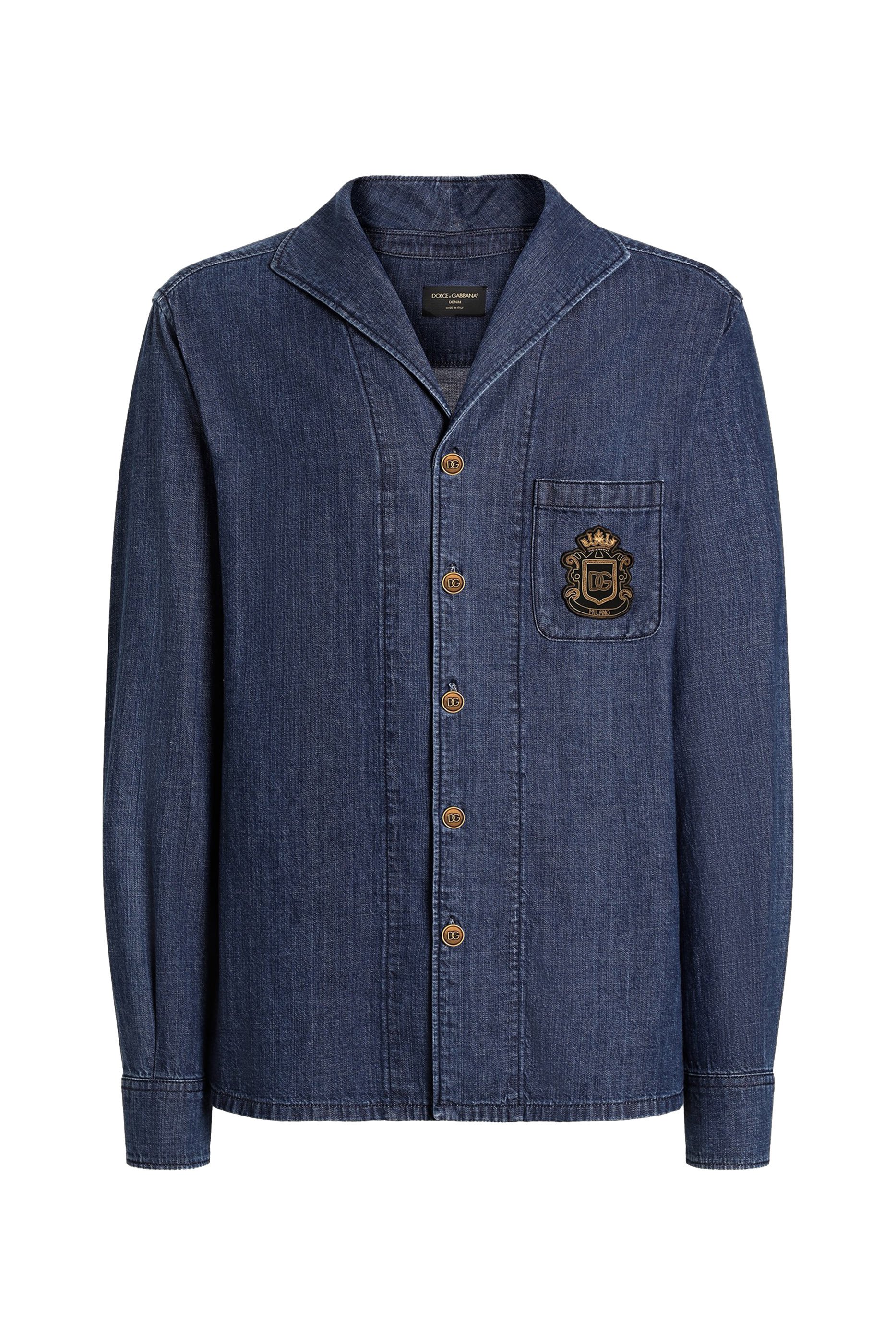 قميص دنيم باهت