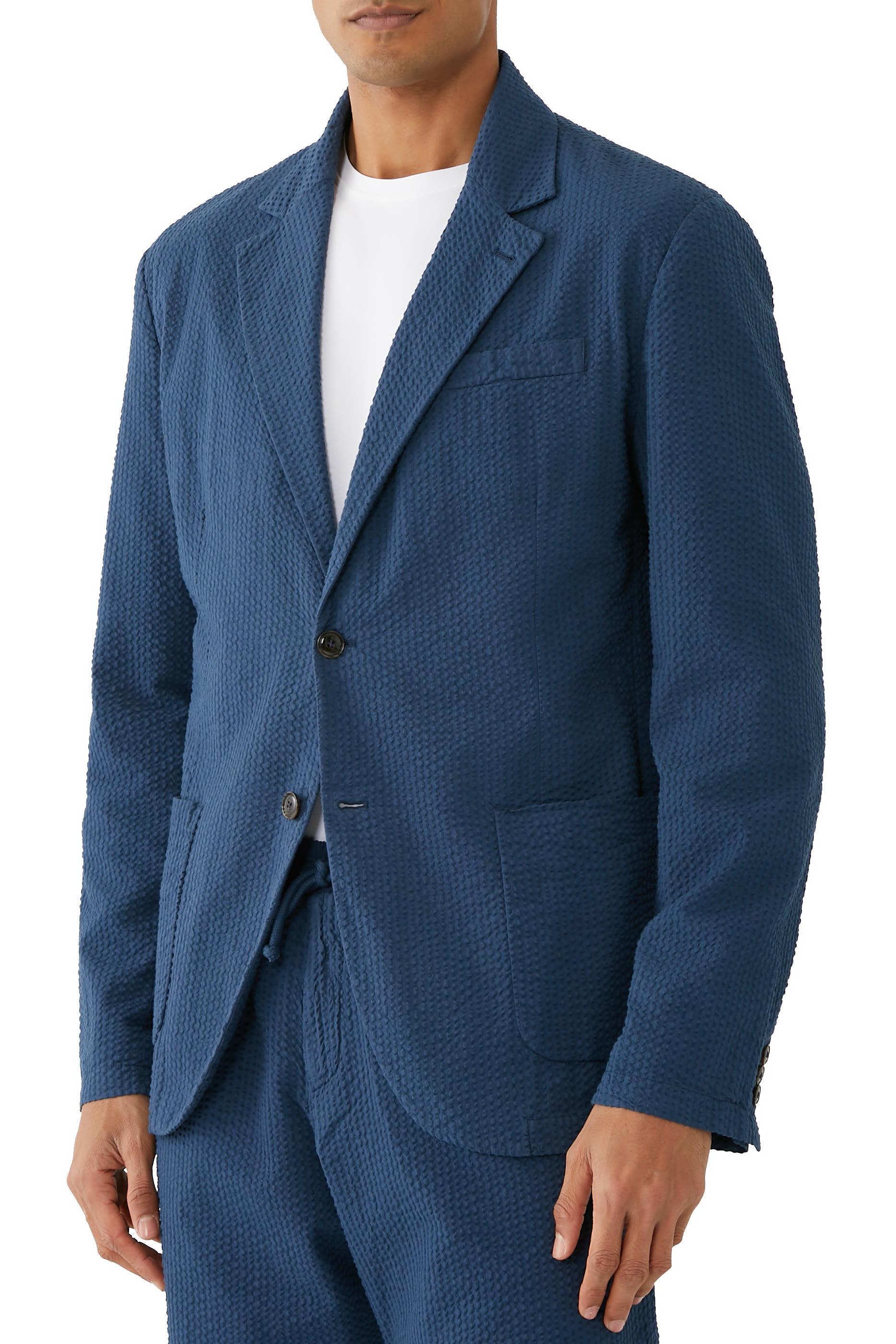 بليزر قماش سيرساكر