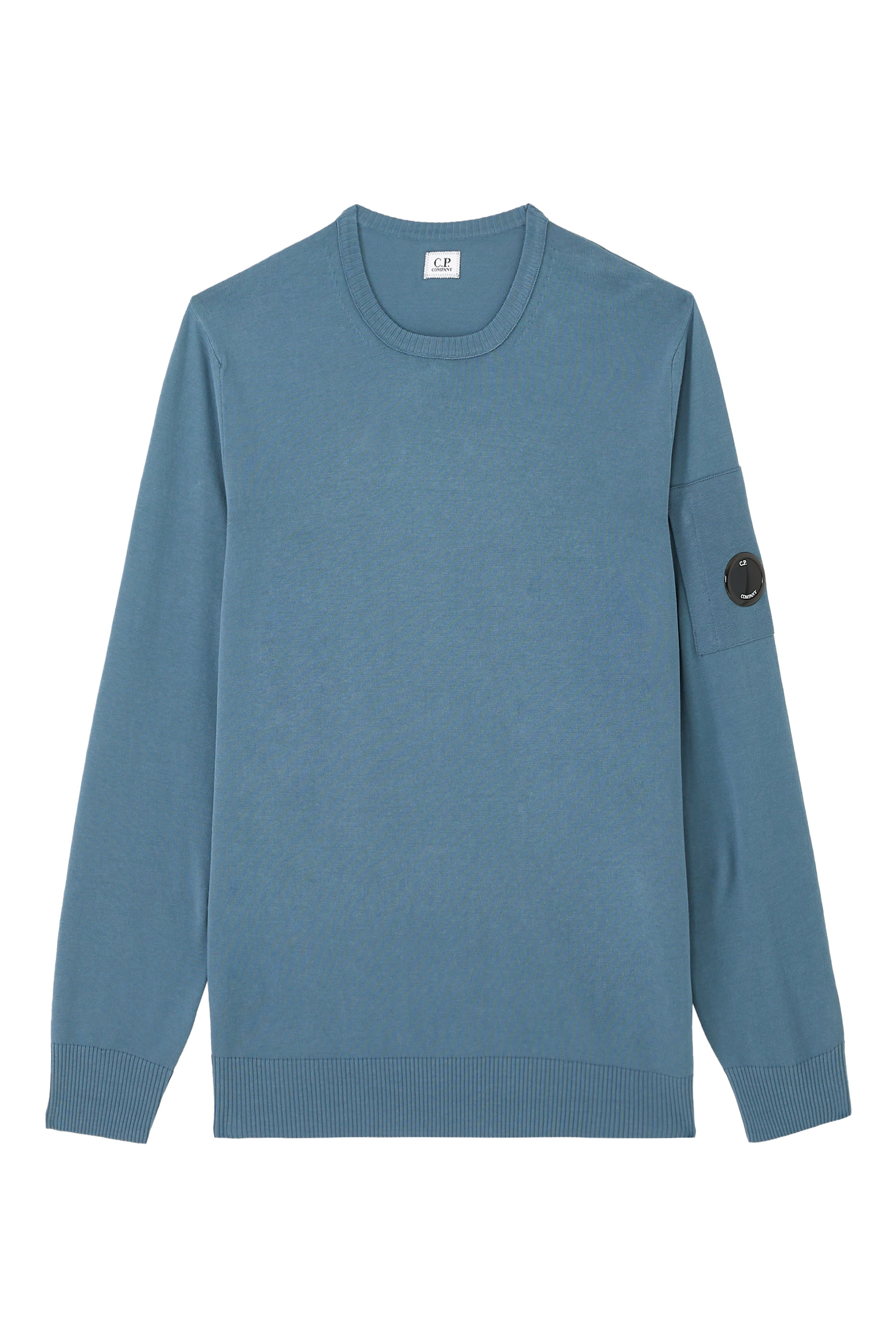 سويت شيرت لينس بياقة ضيقة قطن كريب