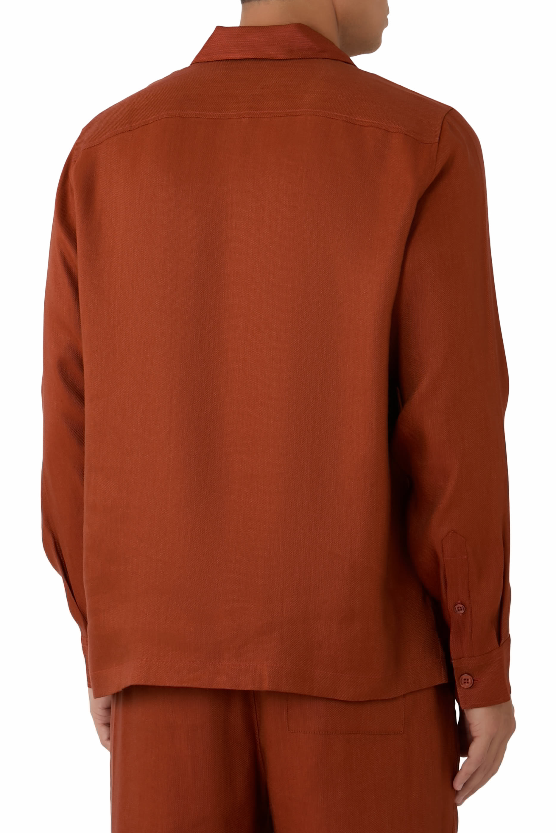 قميص صفرا كتان