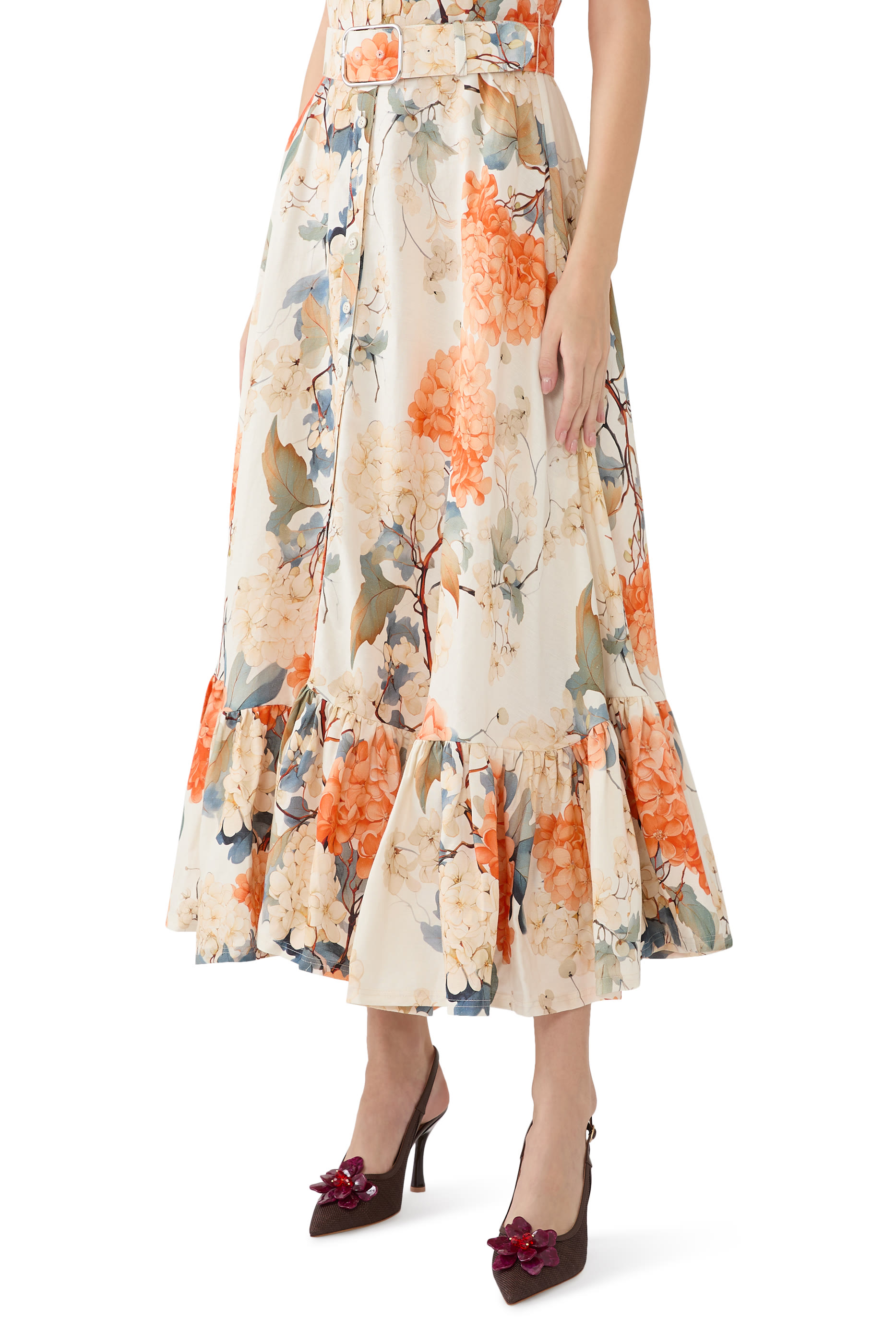 حذاء كلاسيكي كريسي 90 بسير خلفي بلون بني داكن خوض