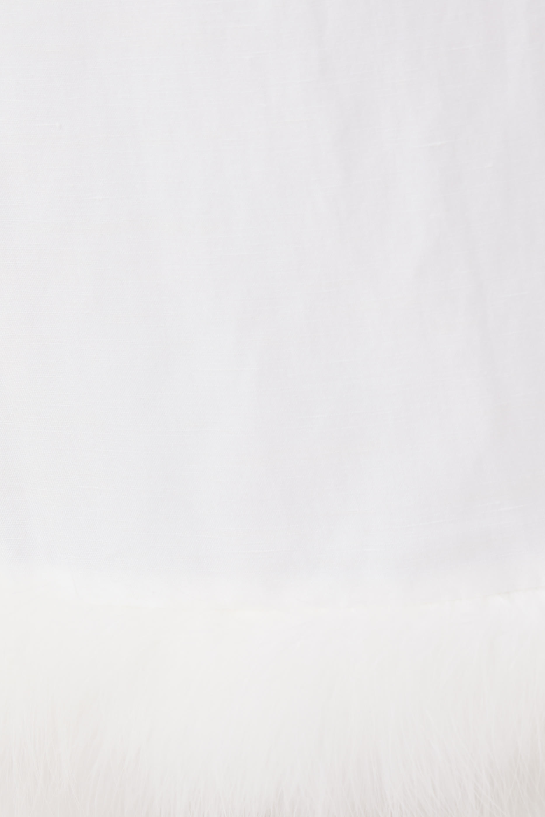 تنورة مصبوغة بالخيوط مزيج كتان